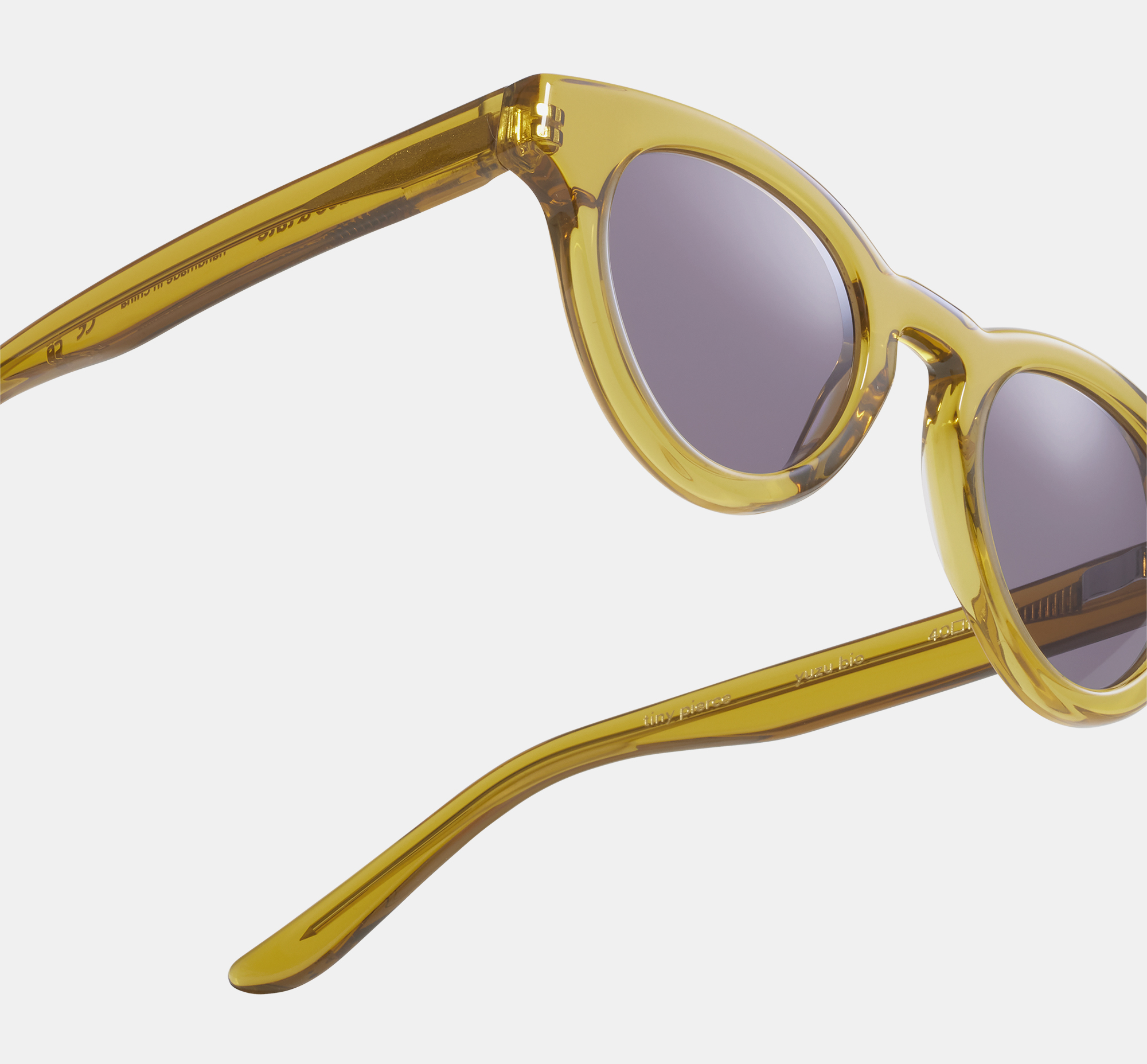 Tiny Pierce Yuzu | Round Renew Bio Acetate Sunglasses | Ace