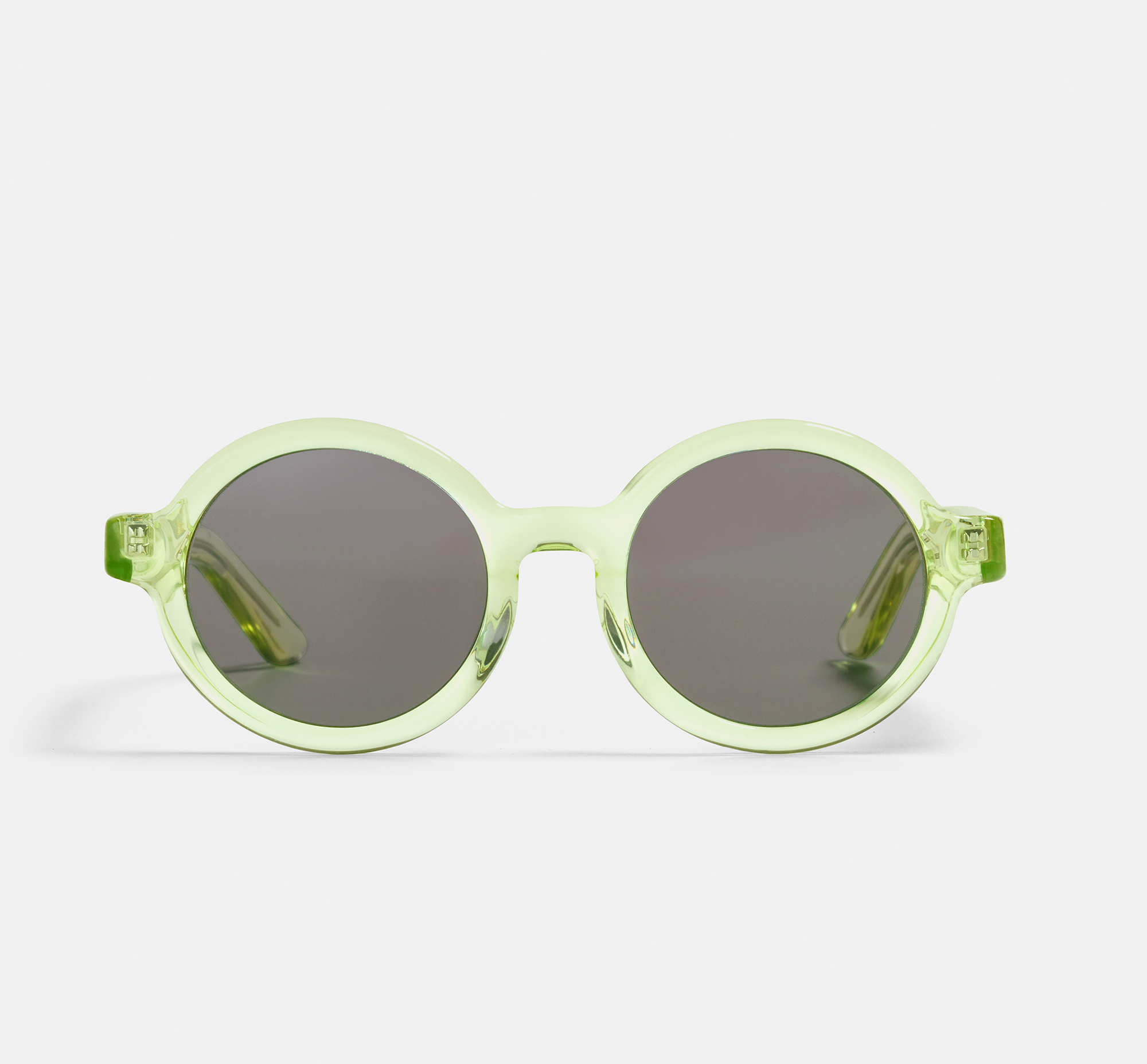 Charles Jr Key Lime | Round Renew Bio Acetate Sunglasses | Ace & Tate