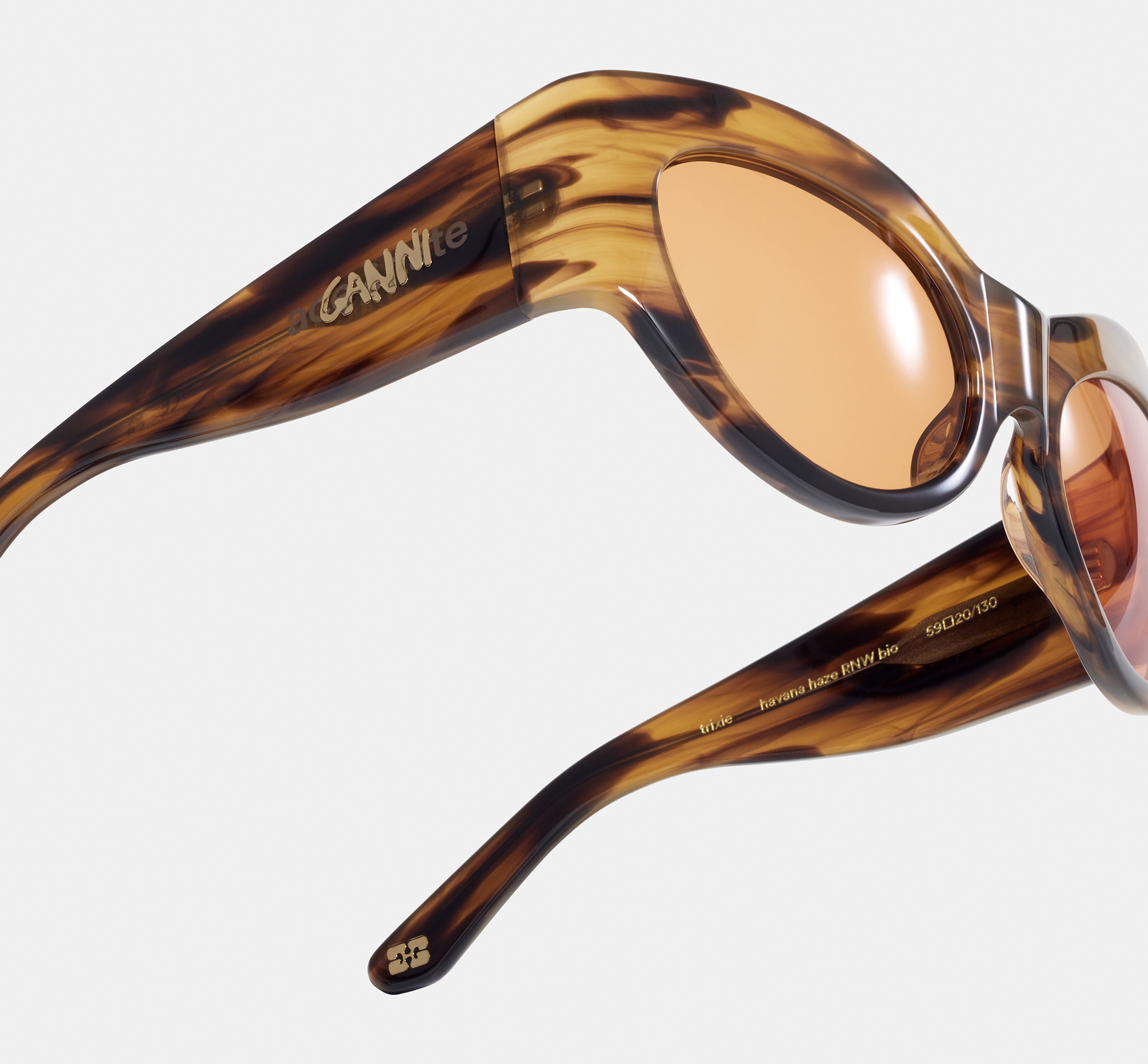 Trixie x GANNI Havana Haze | Oval Renew Bio Acetate  display picture 1
