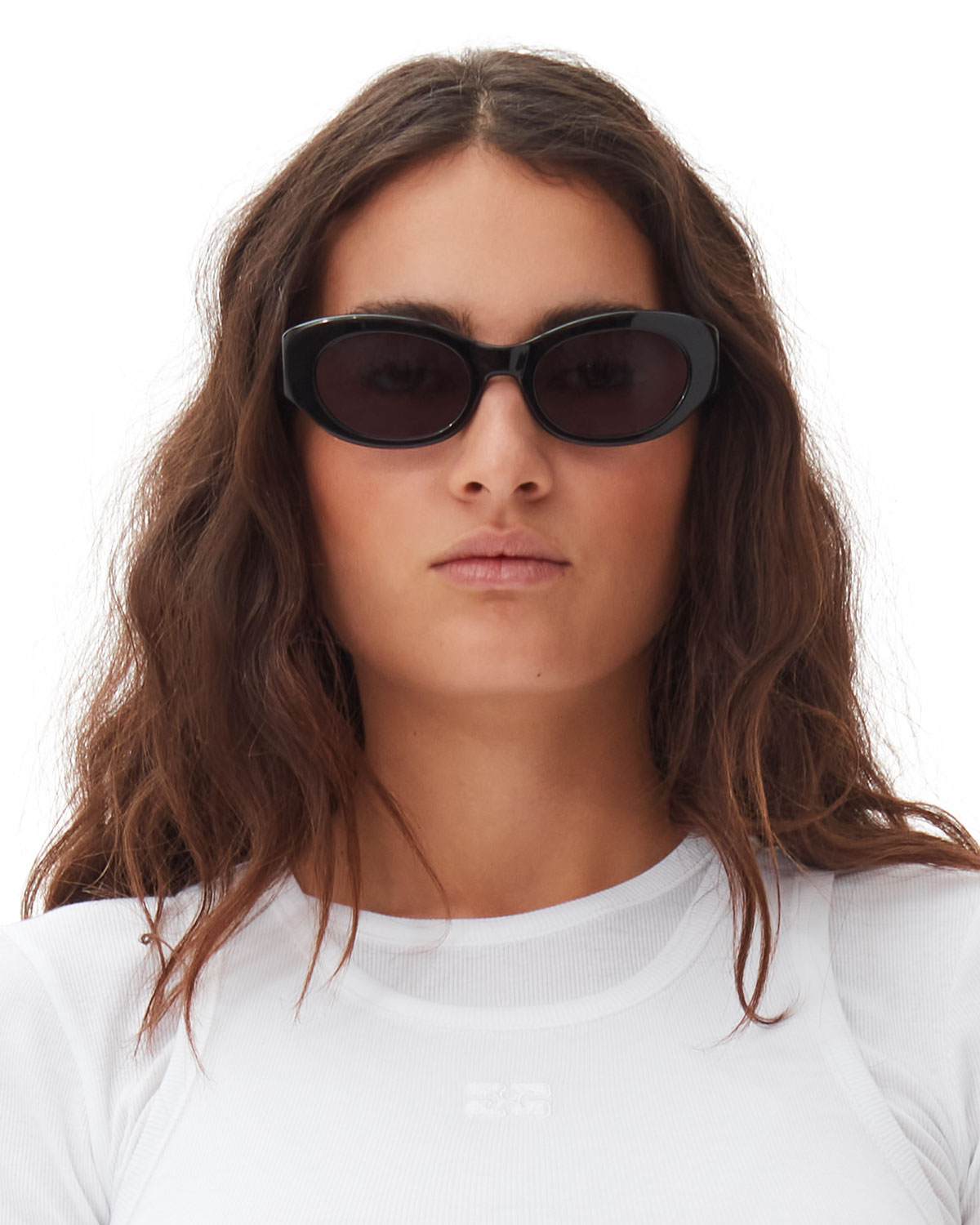 Dakota x GANNI Kaffe | Oval Renew Bio Acetate Sunglasses 