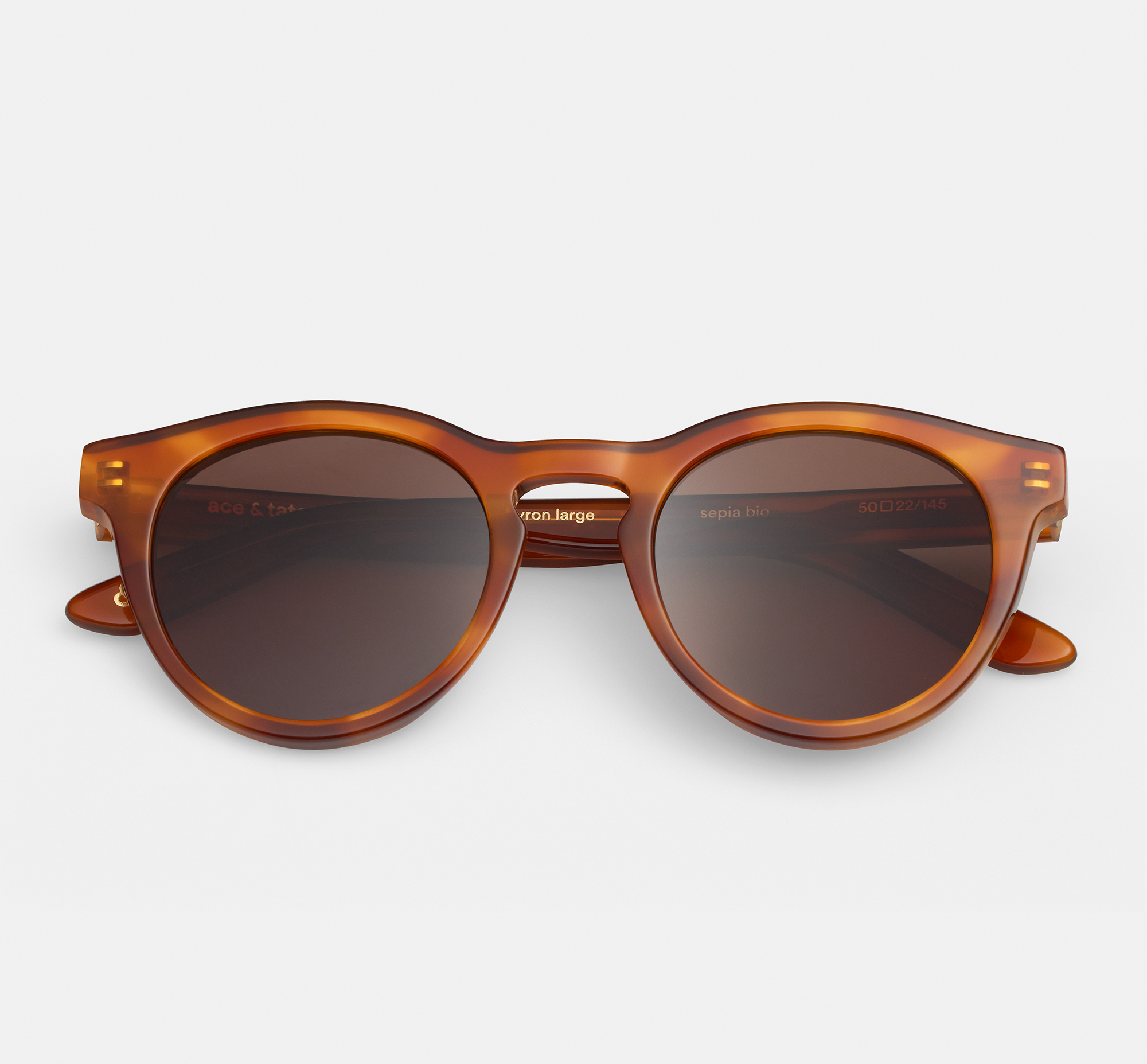 Ace & Tate Byron Large Space Oddity Tortoiseshell Eyeglass Frames 48□22 140 RX Byron Jurassic | Round Renew Bio Acetate Sunglasses | Ace & Tate main image 3