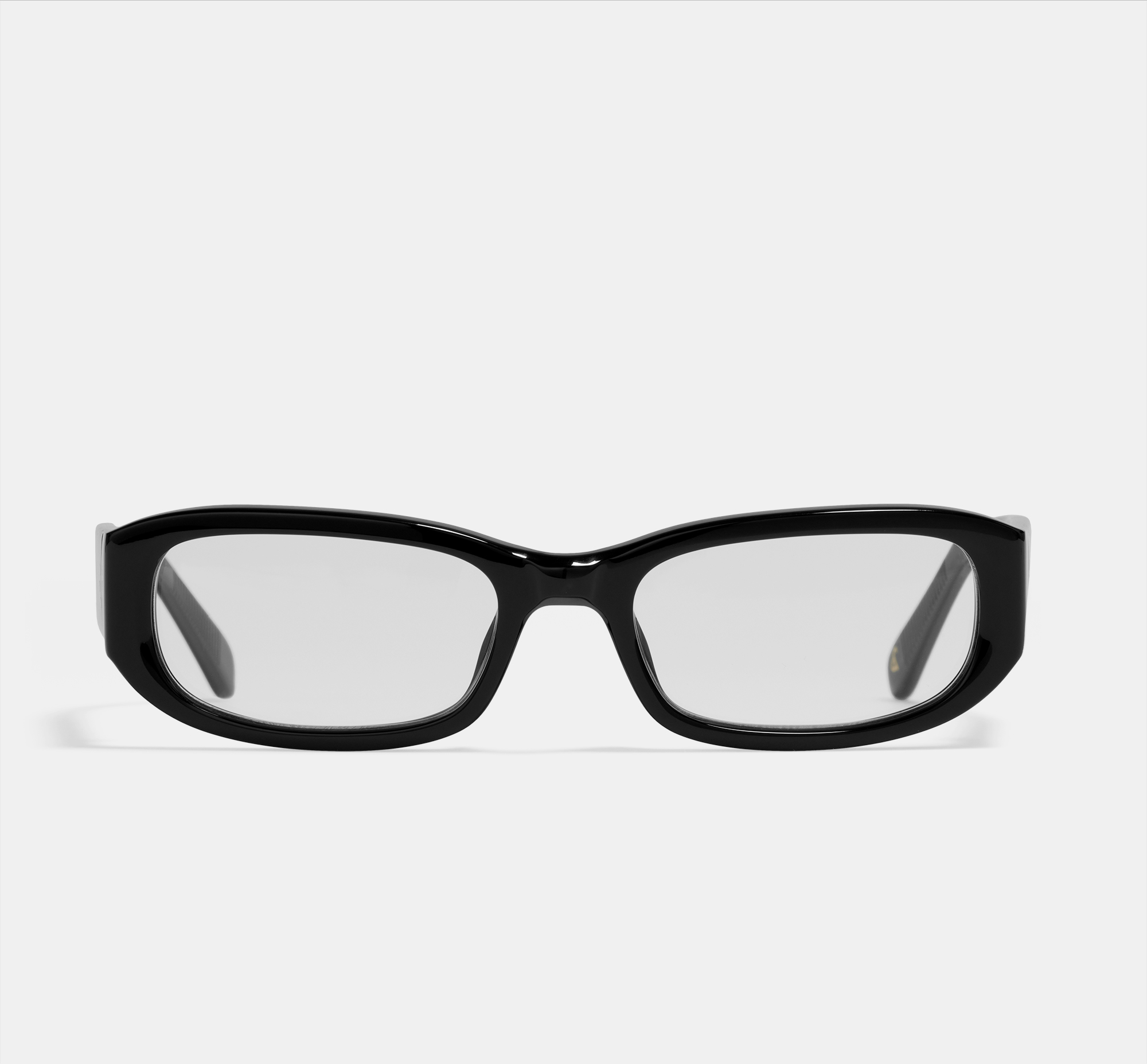 Erin Black Recycled Rectangular Acetate Glasses Ace Tate