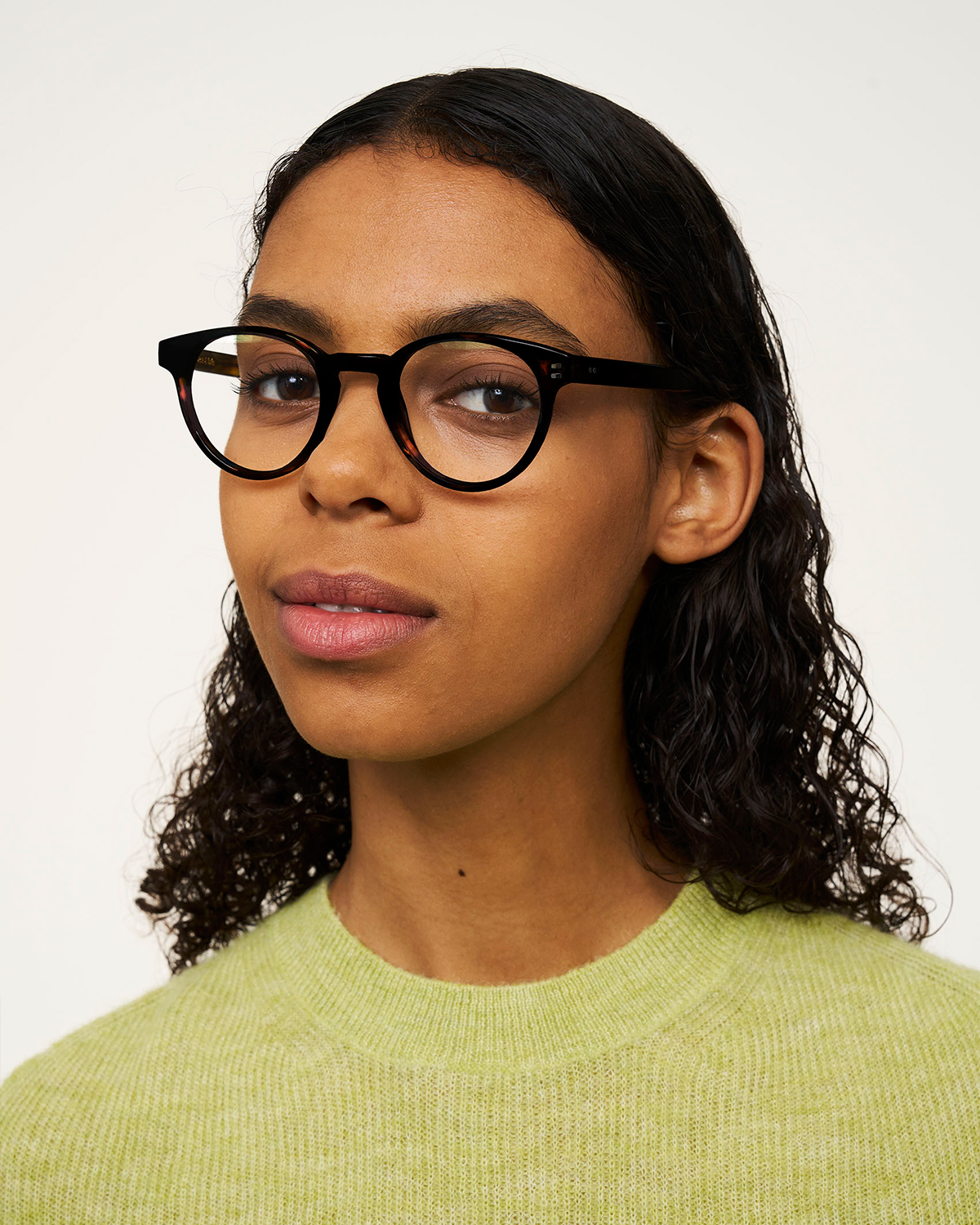 Pierce Large Black | Round Acetate Glasses | Ace & Tate