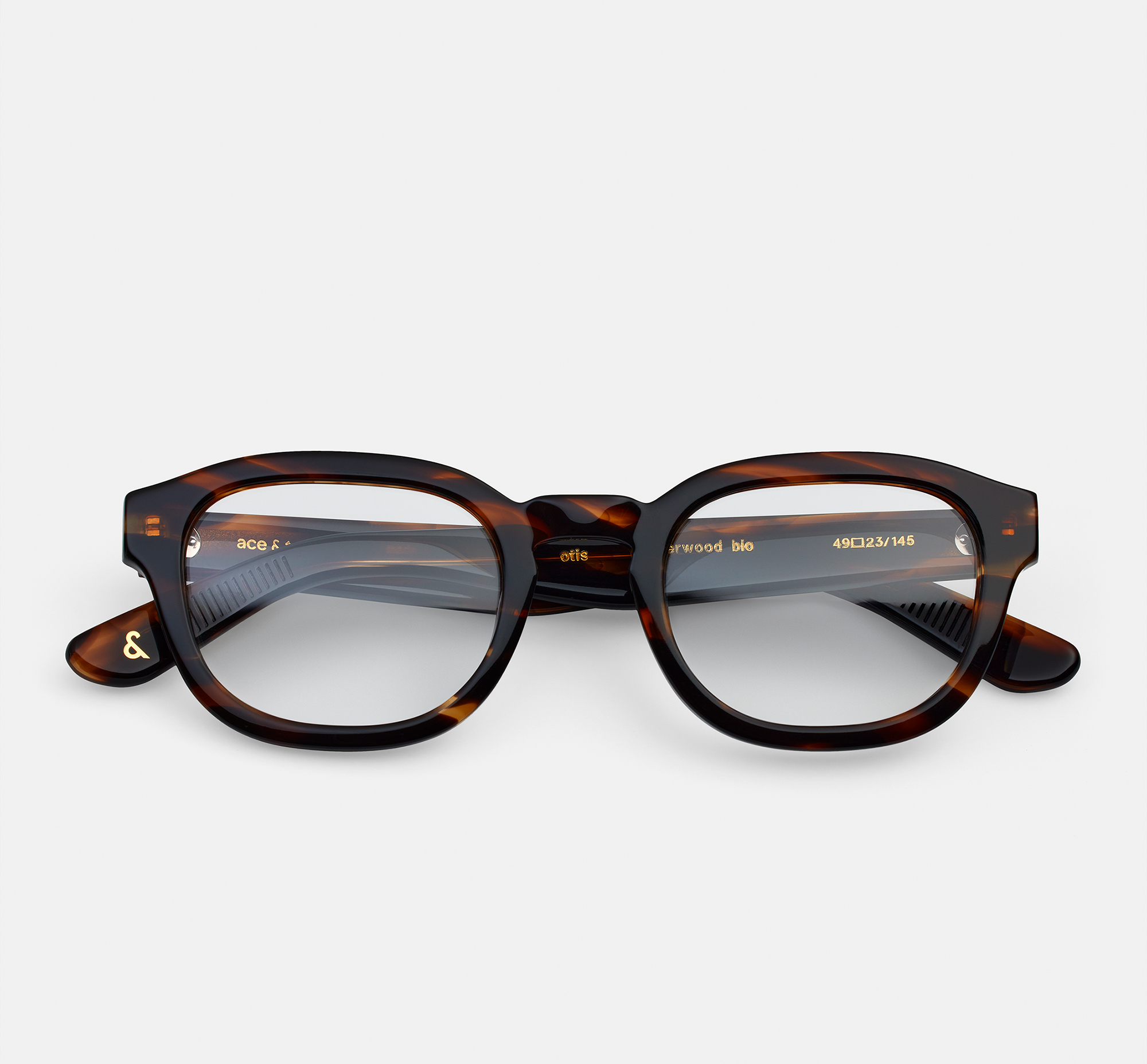 Otis Large Cinnamon | Round Renew Bio Acetate Sunglasses | Ace & Tate