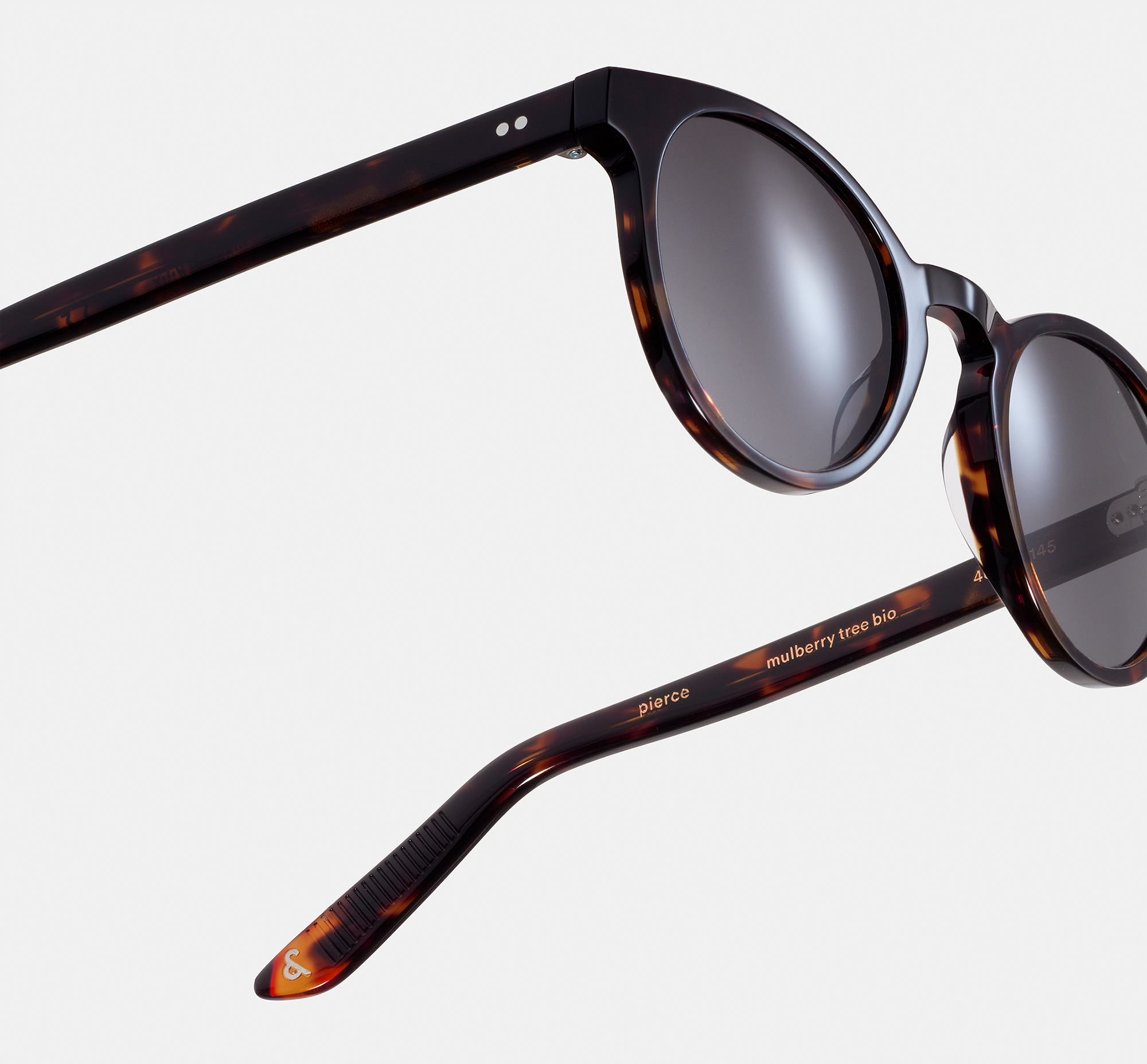 Pierce Large Tigerwood | Round Acetate Glasses | Ace & Tate