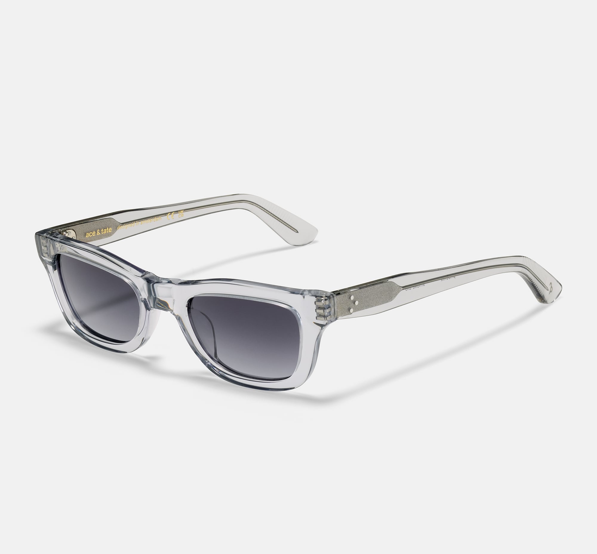 Phoenix Tigerwood | Rectangular Acetate Sunglasses | Ace & Tate