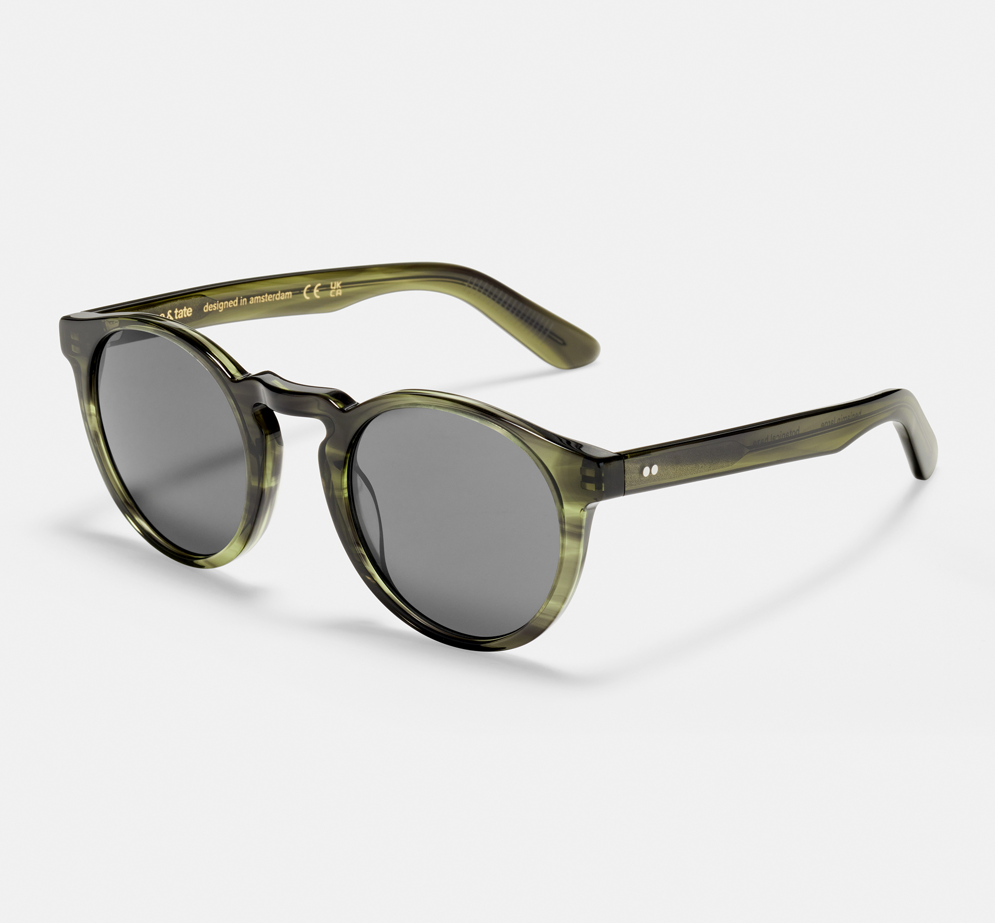 Benjamin Large Bibliothèque | Round Acetate Sunglasses | Ace & Tate