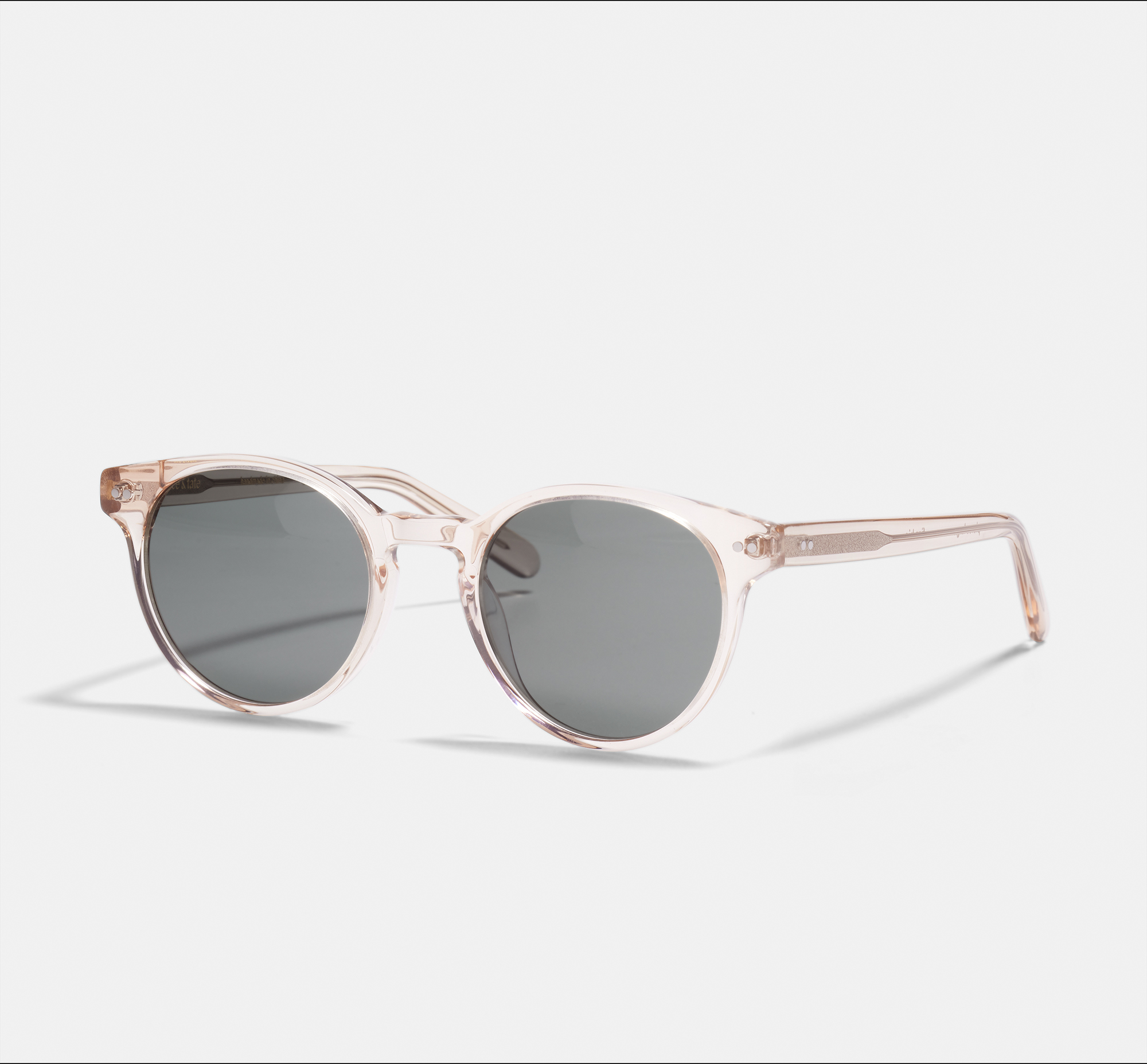 Pierce Large Tigerwood | Round Acetate Sunglasses | Ace & Tate