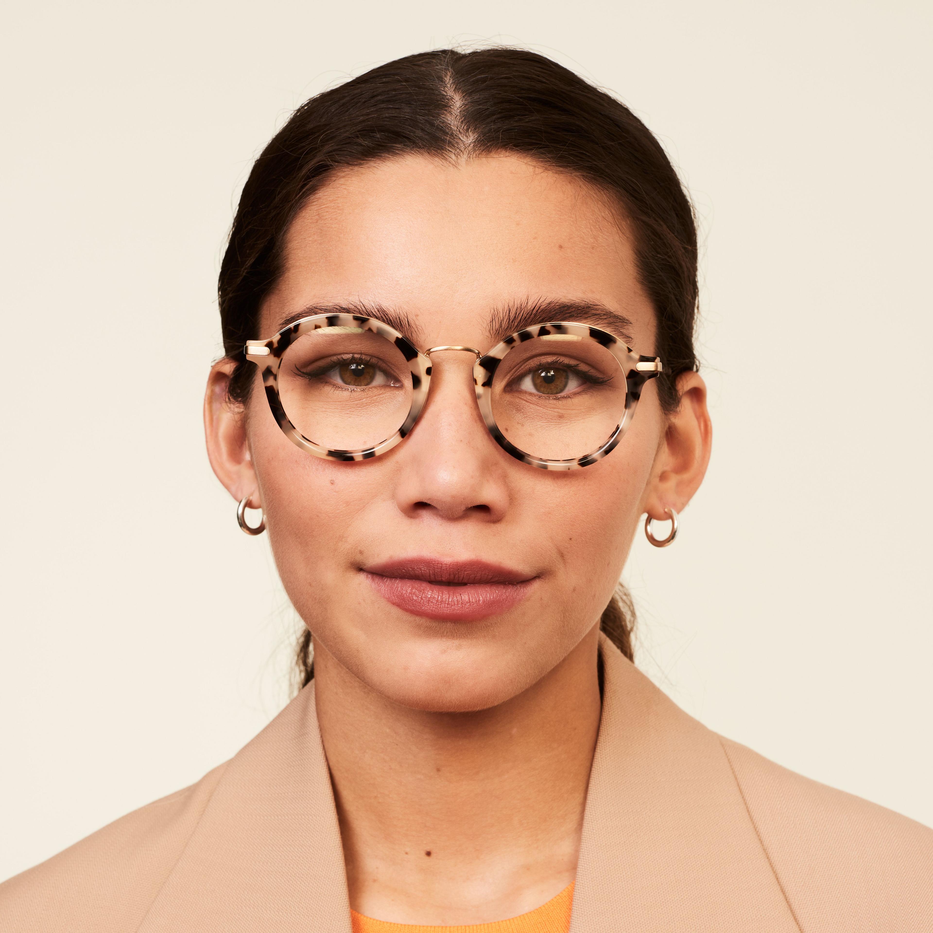 Ace & Tate Glasses |  Combi in Beige, Brown