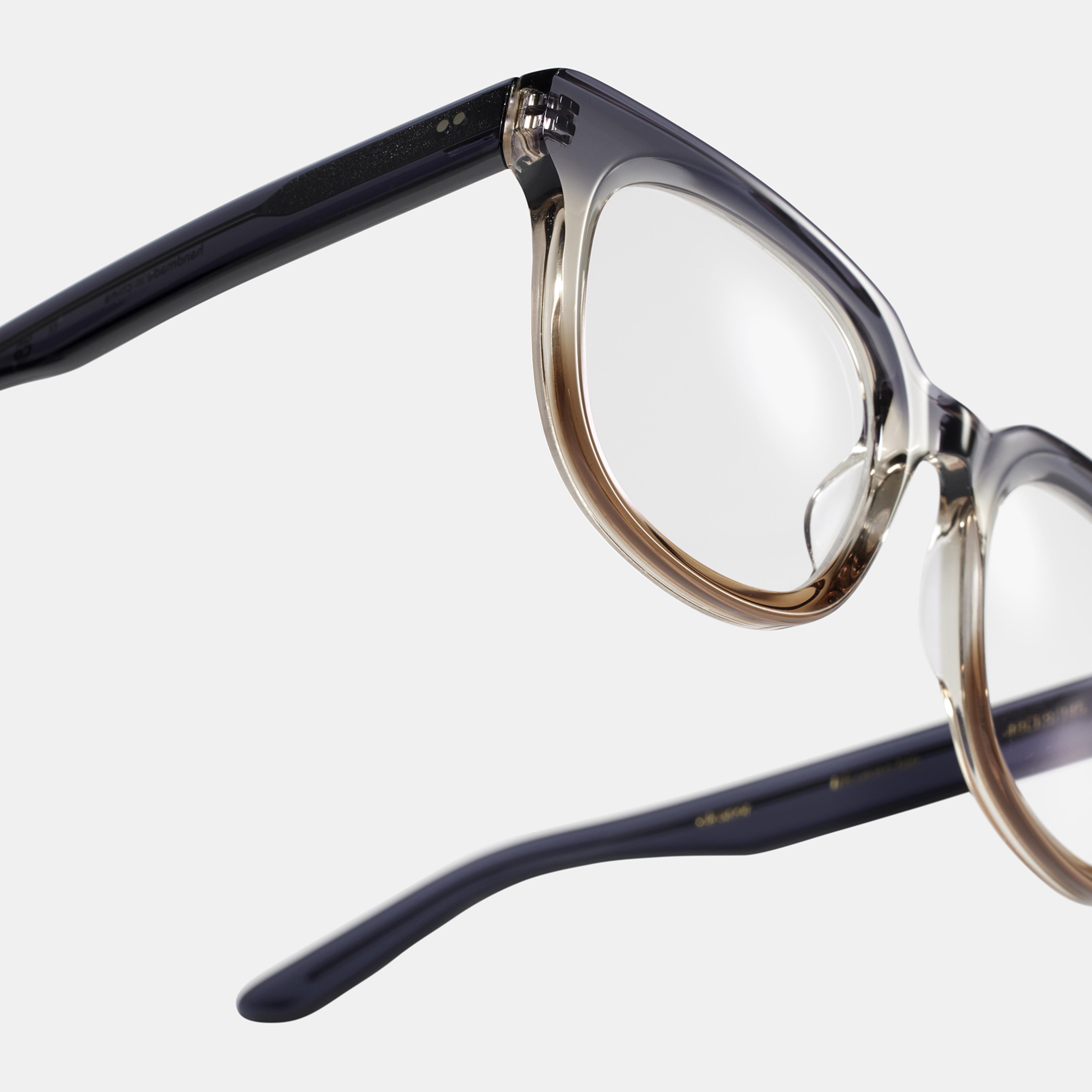 Ace & Tate Glasses | Round Acetate in Blue, Orange, White