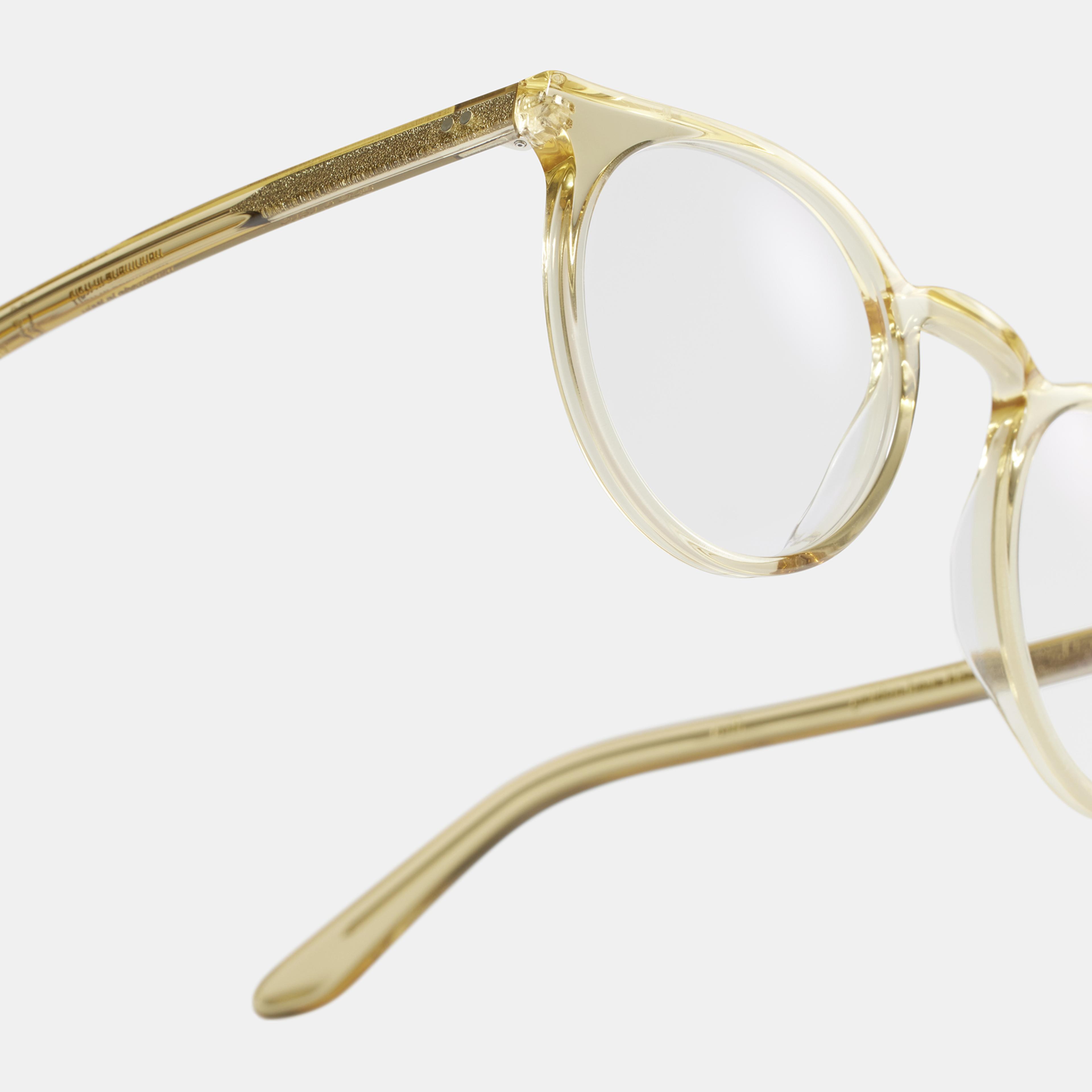 Ace & Tate Optiques | Ronde Acétate in Jaune