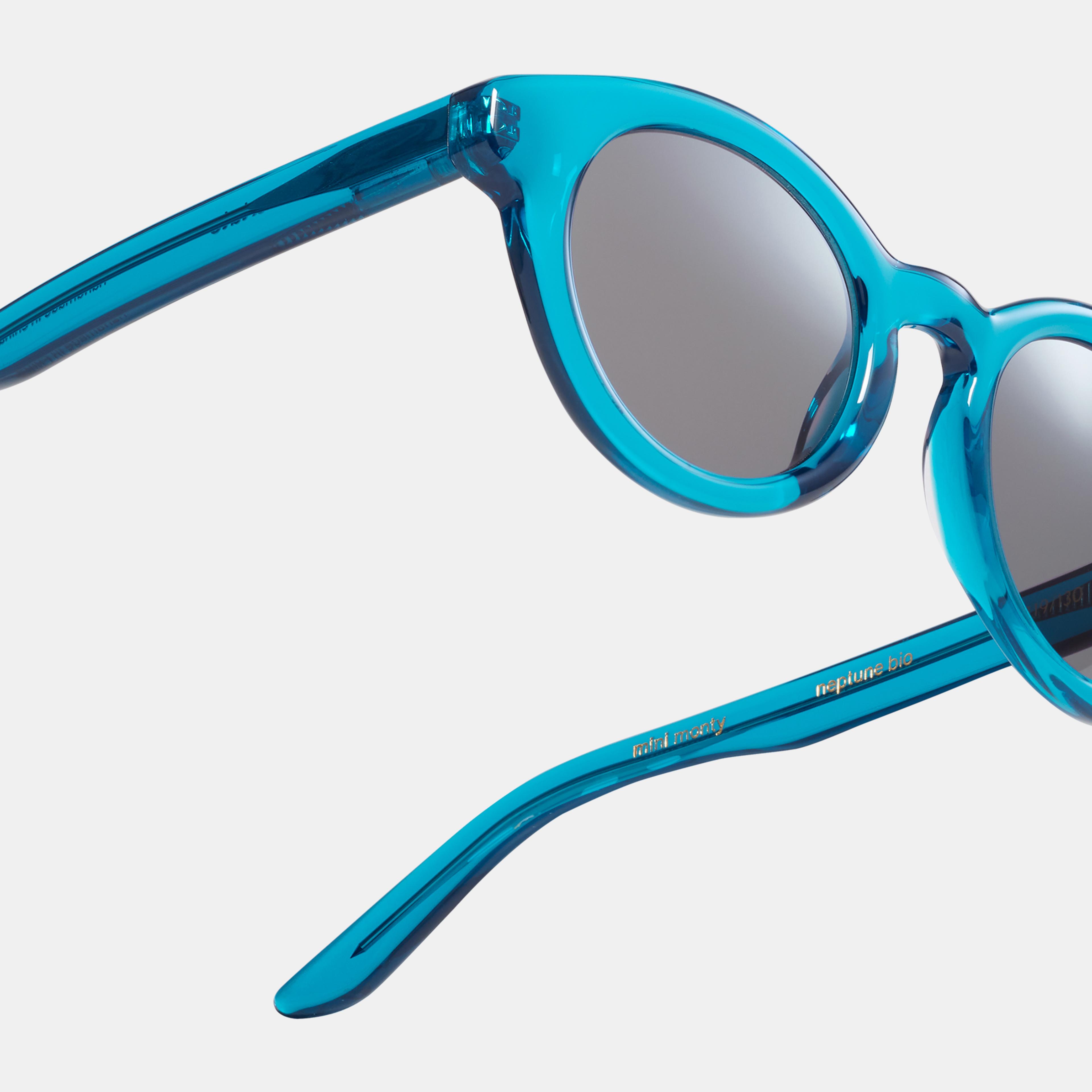 Ace & Tate Sunglasses | Round Renew bio acetate in Blue