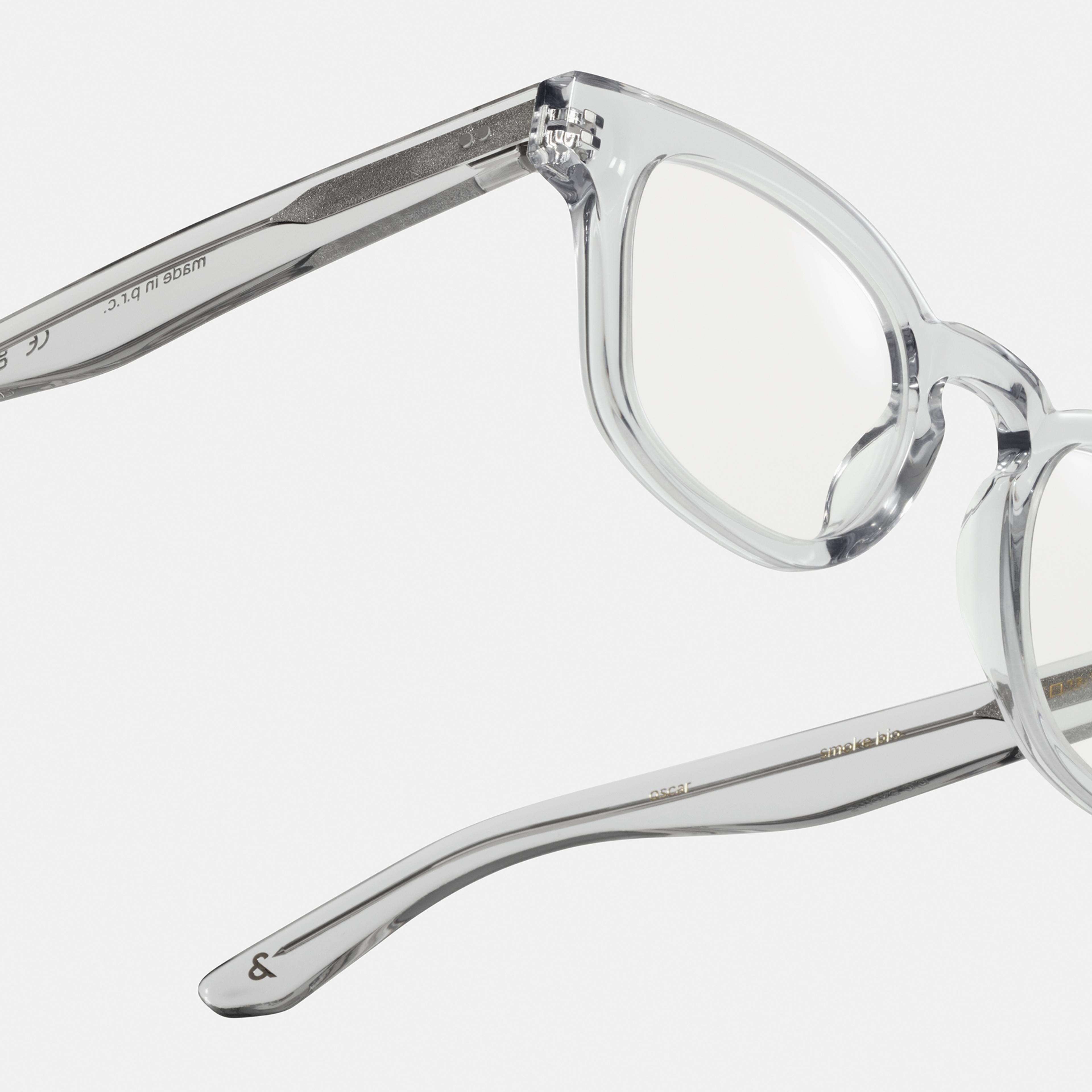 Ace & Tate Glasses | Round Acetate in Grey