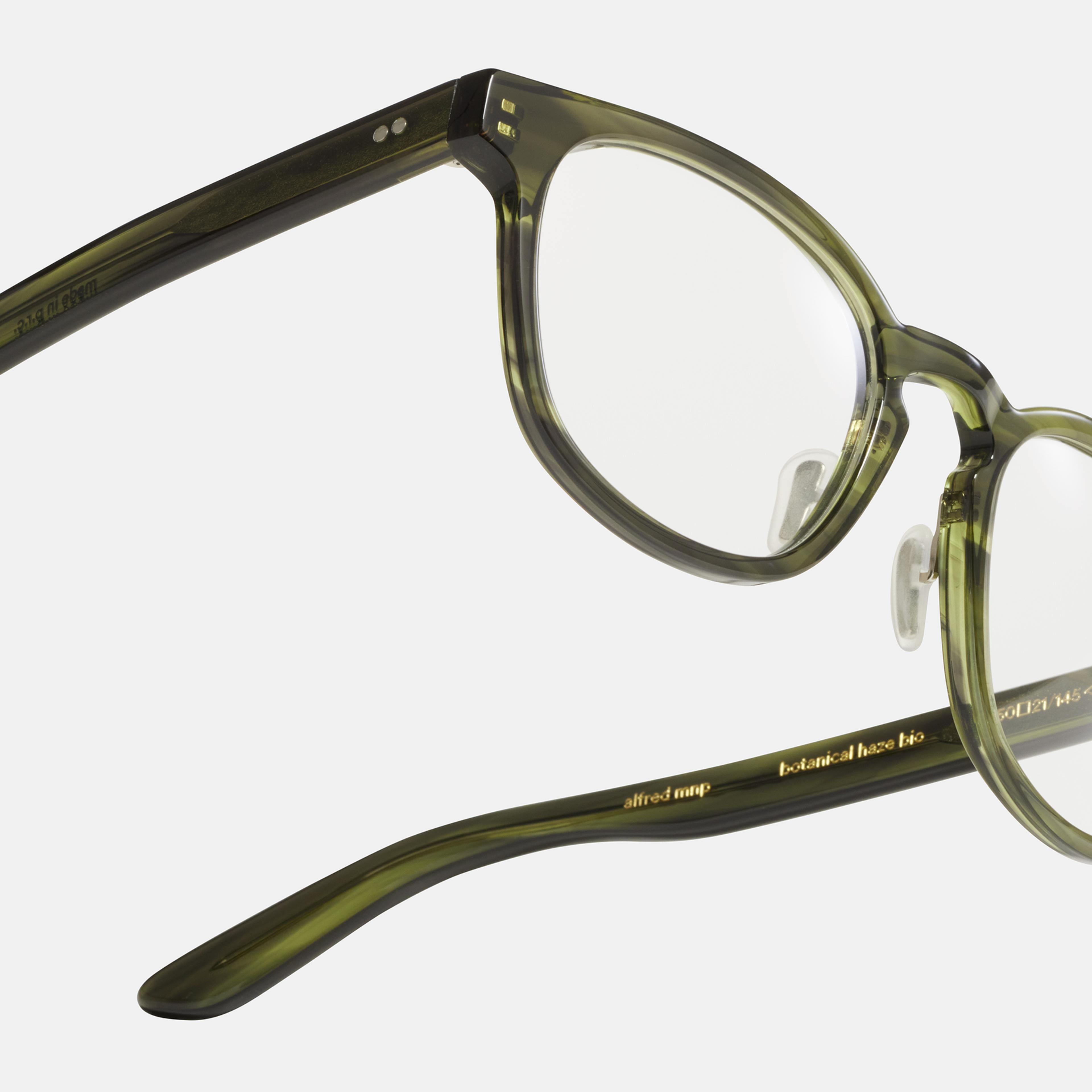 Ace & Tate Glasses | Square Bio acetate in Green