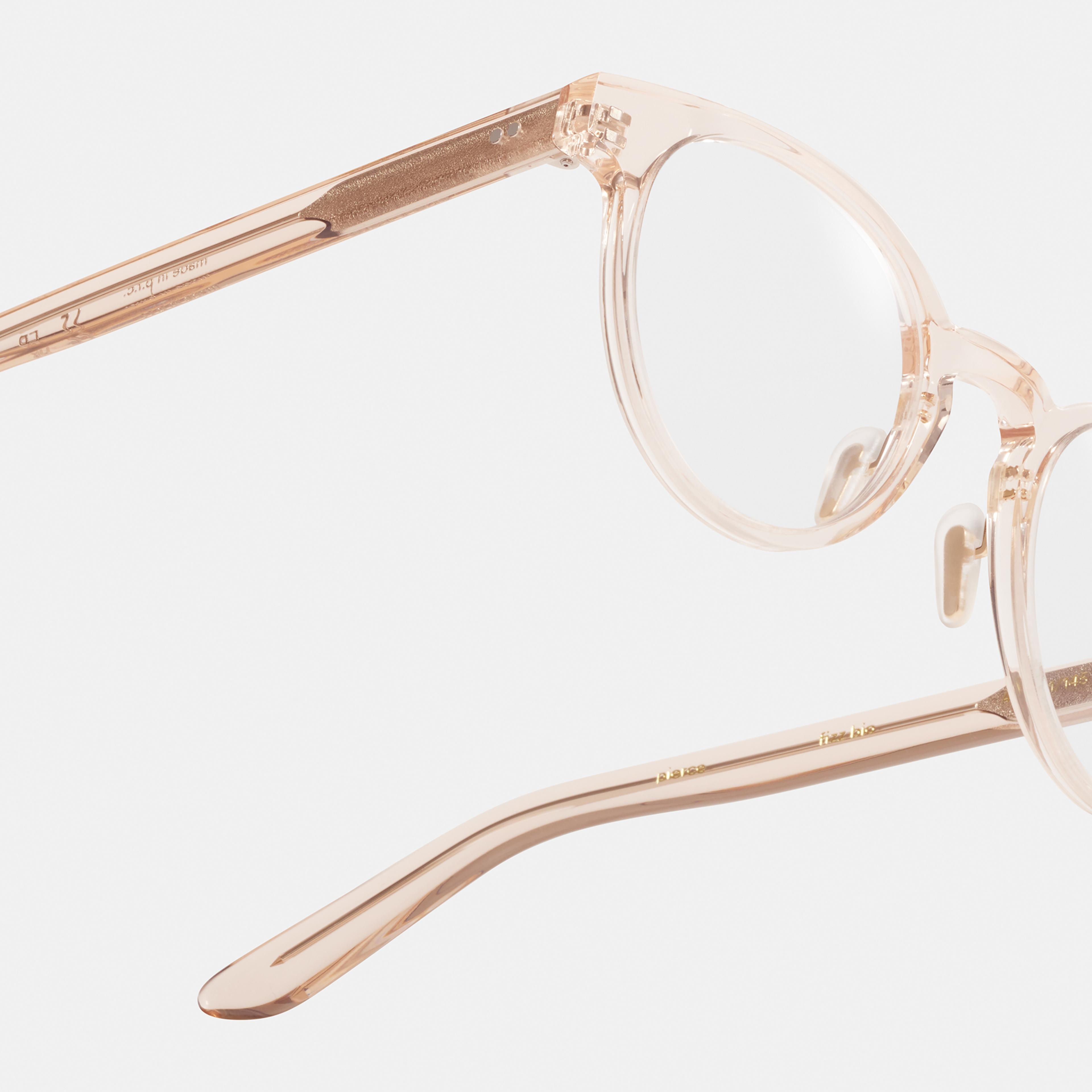 Ace & Tate Glasses | Round Bio acetate in Clear