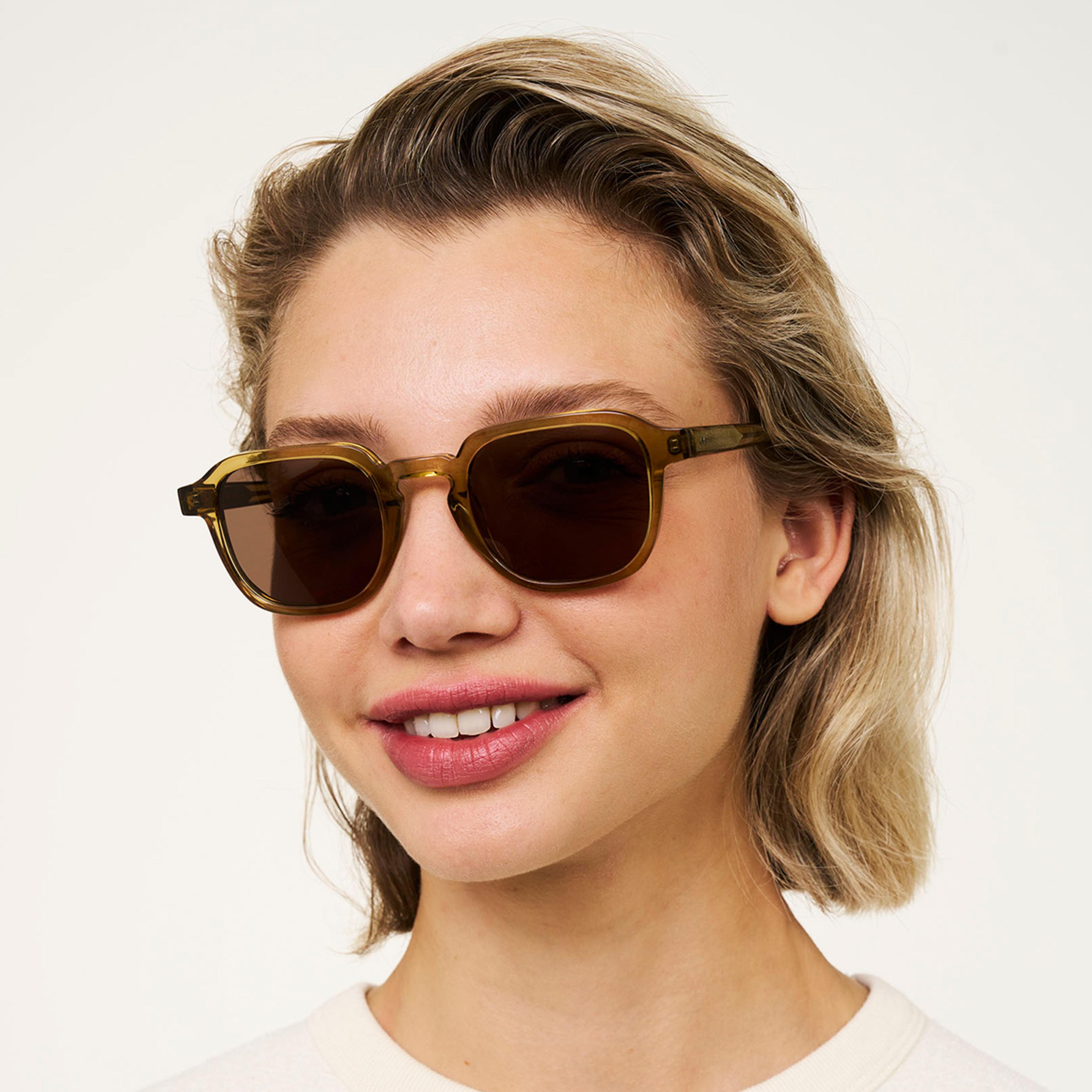 Ace & Tate Sunglasses |  Bio acetate in Brown