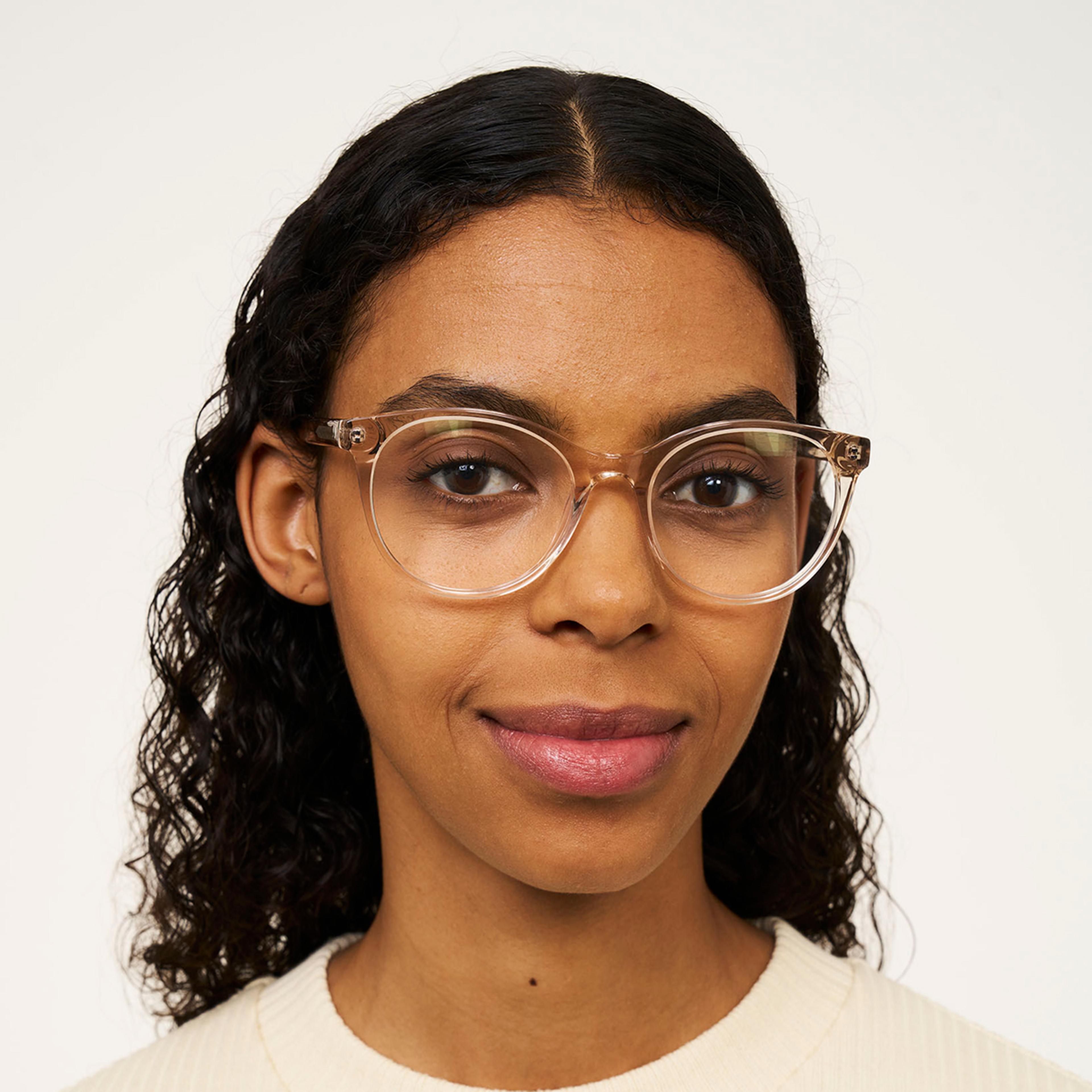 Ace & Tate Gafas | Oval Acetato in Transparente