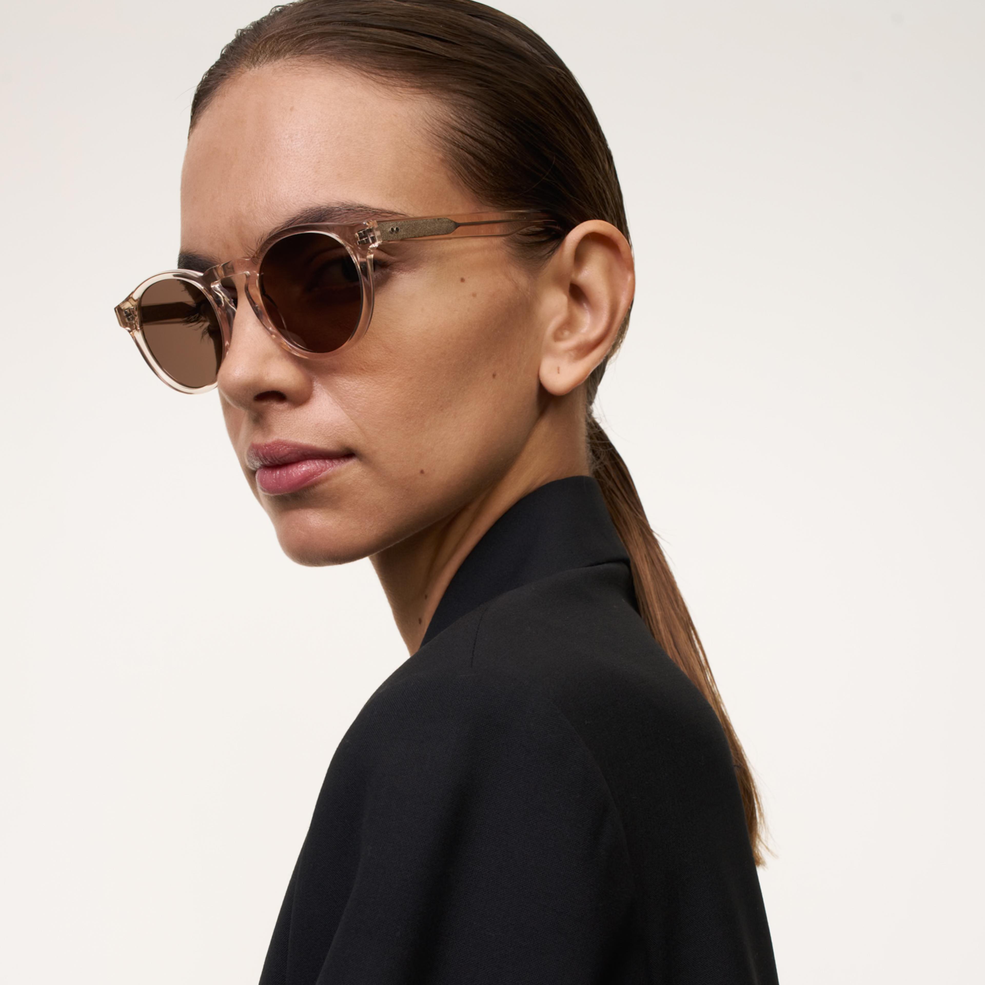 Ace & Tate Sonnenbrillen | Rund Acetat in Transparent