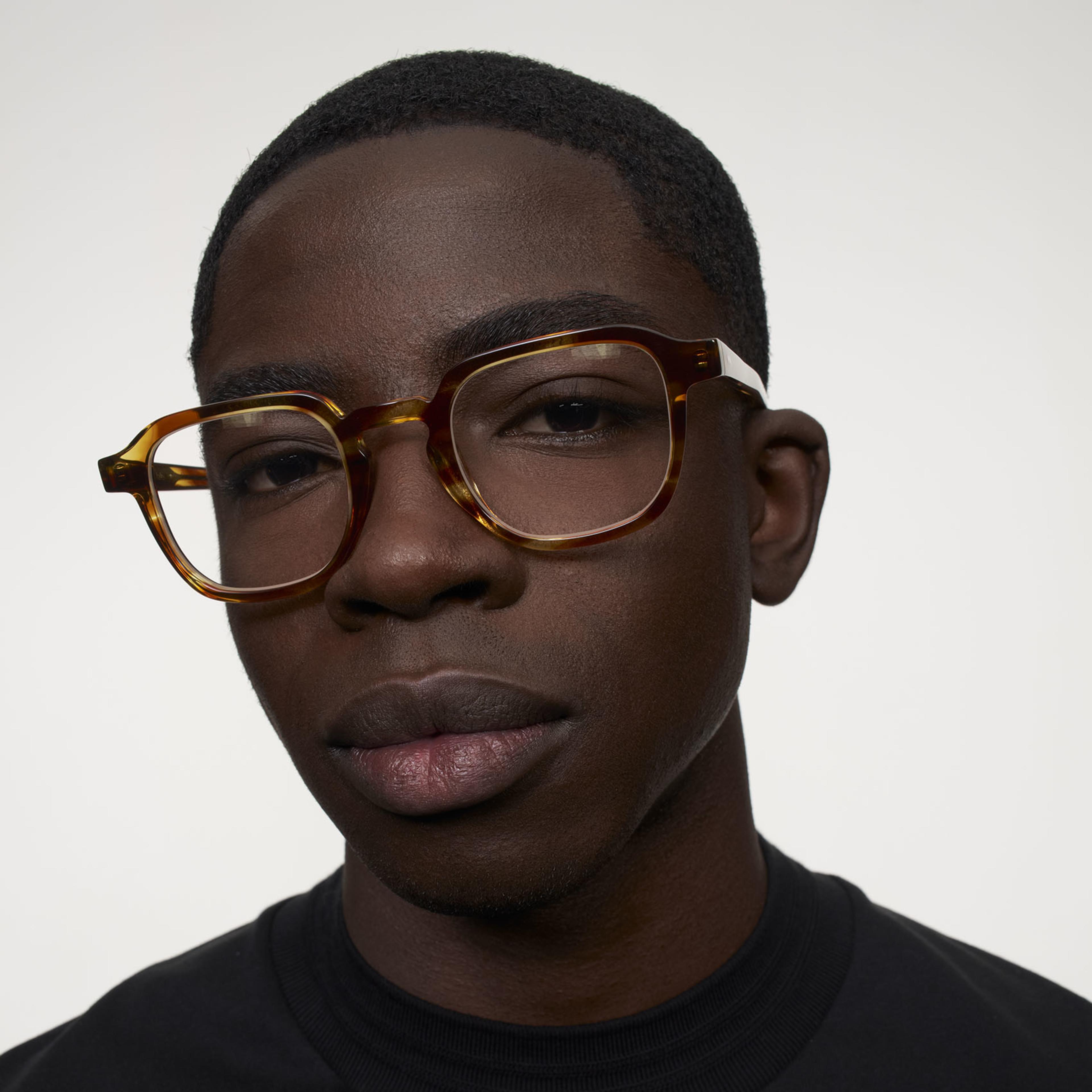 Ace & Tate Gafas |  Acetato in Marrón, Naranja