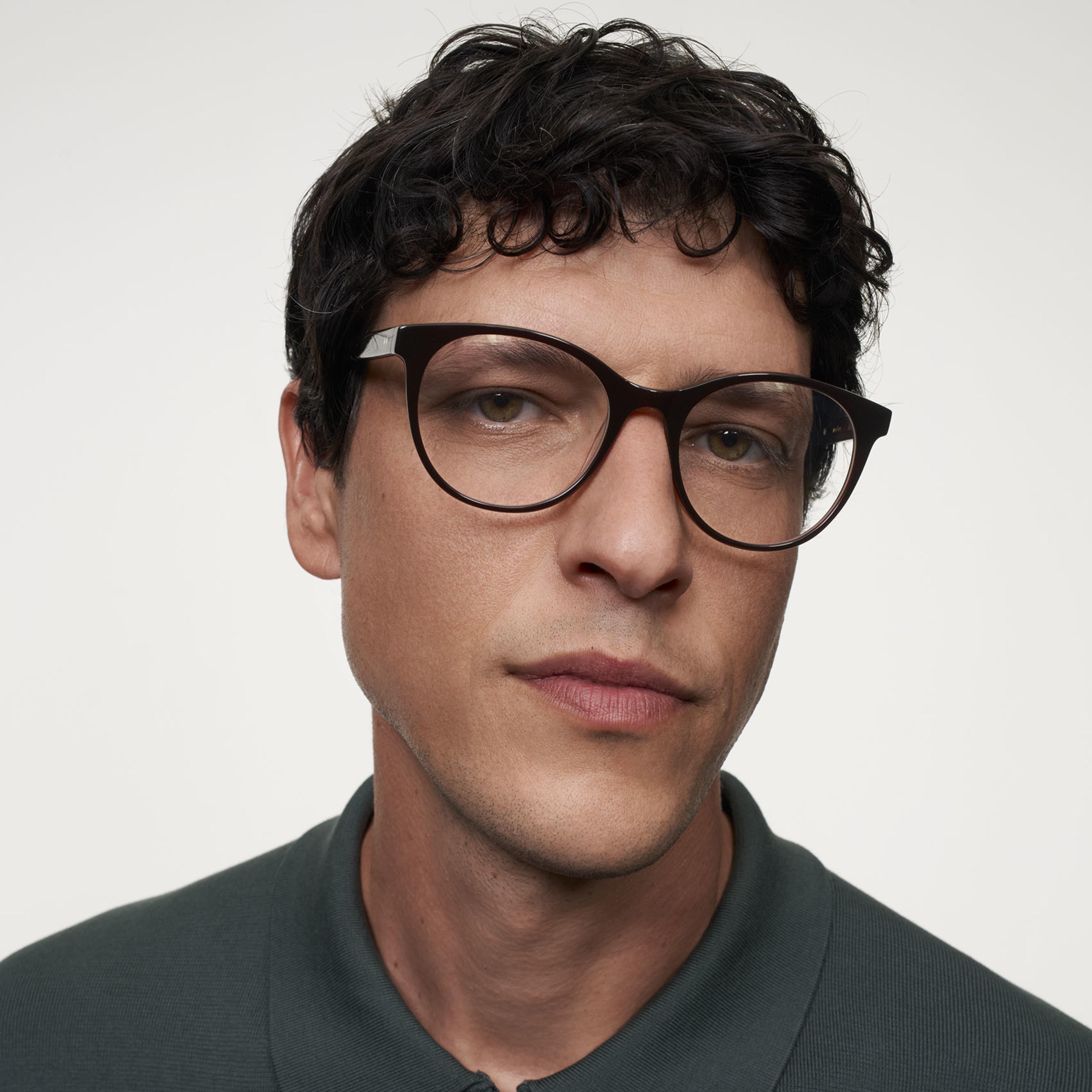 Ace & Tate Brillen | Rund Acetat in Rot