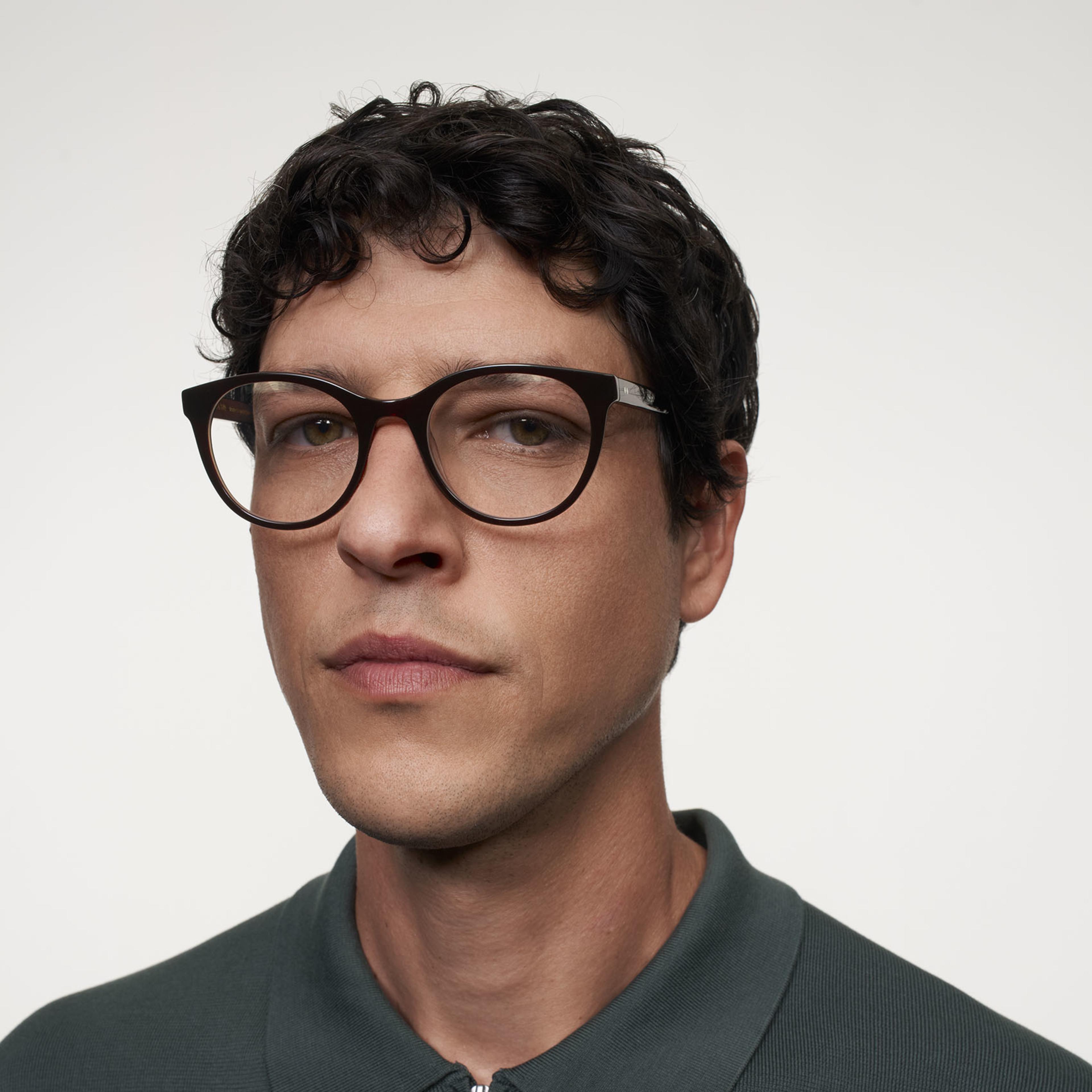 Ace & Tate Glasses | Oval Acetate in Red