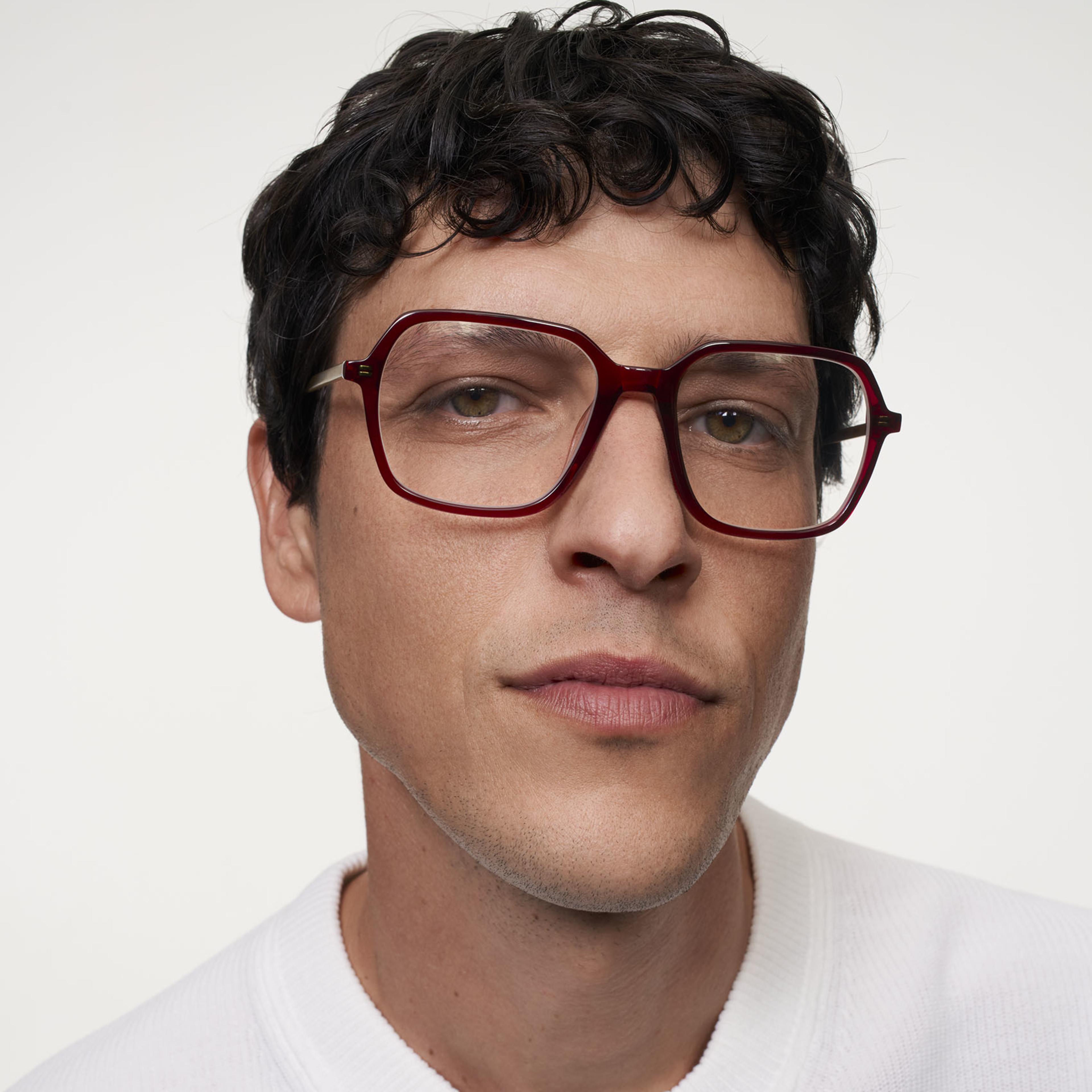 Ace & Tate Optiques | Carrée combinaison in Rouge