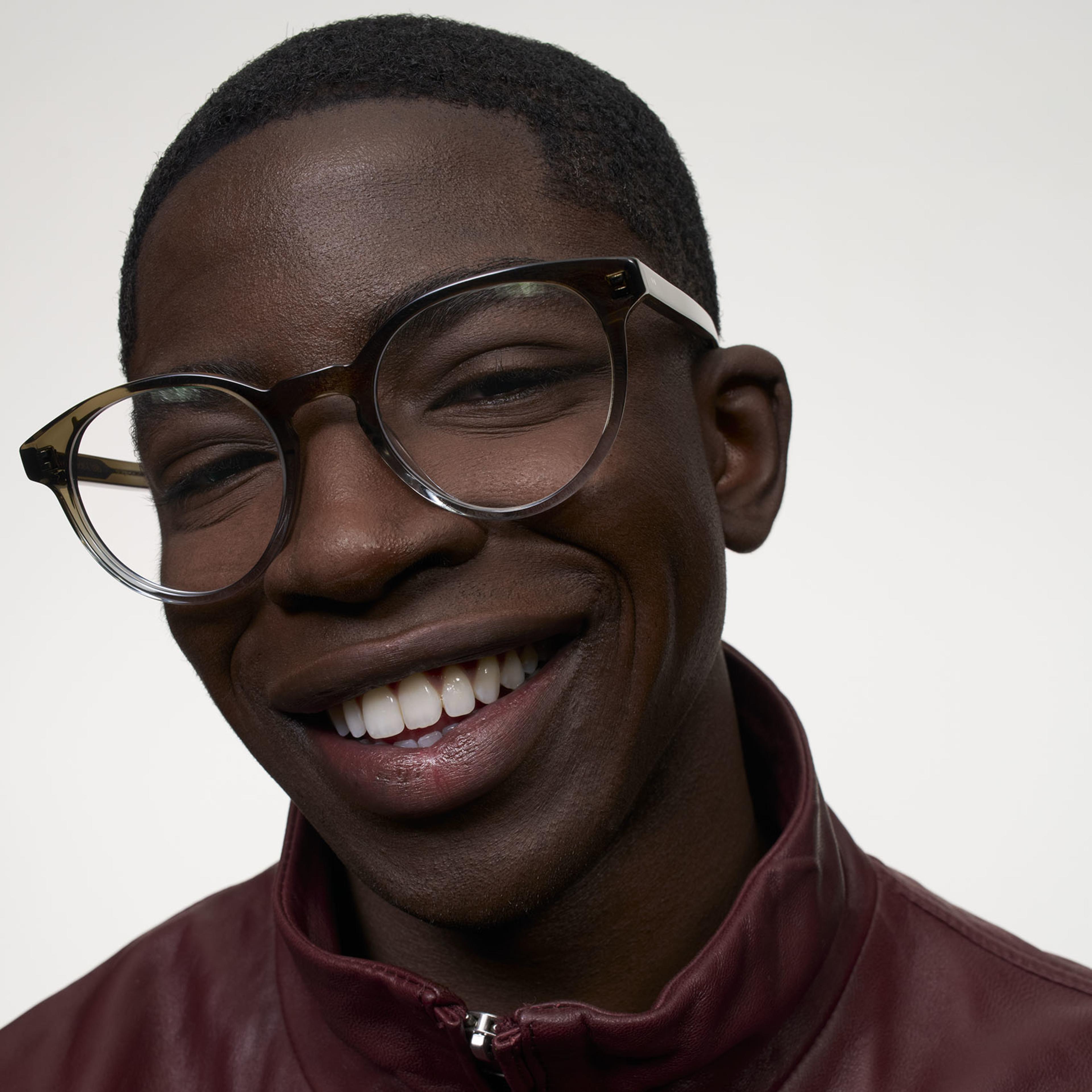 Ace & Tate Gafas | Redonda Acetato in Azul, Gris