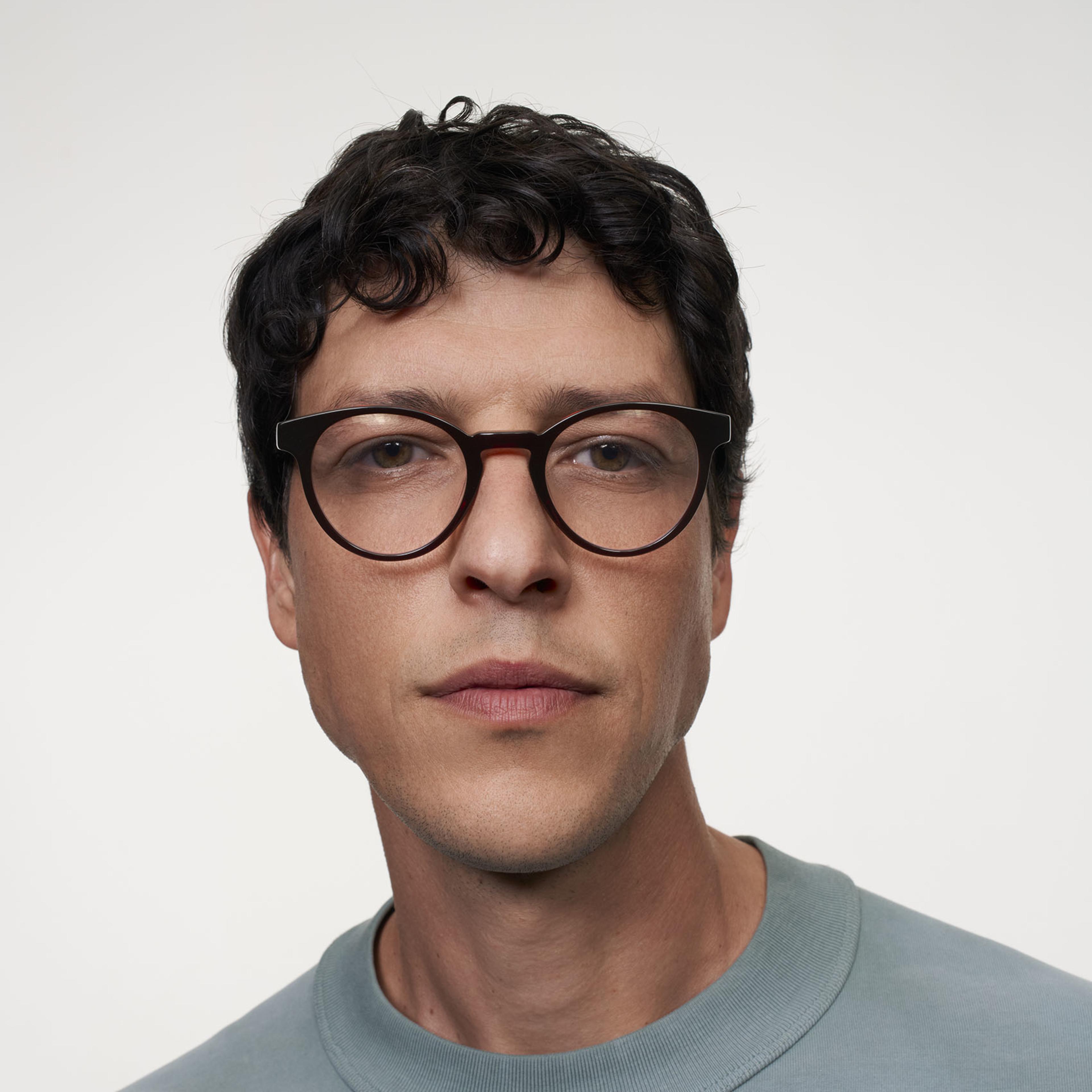Ace & Tate Brillen | Rund Acetat in Rot