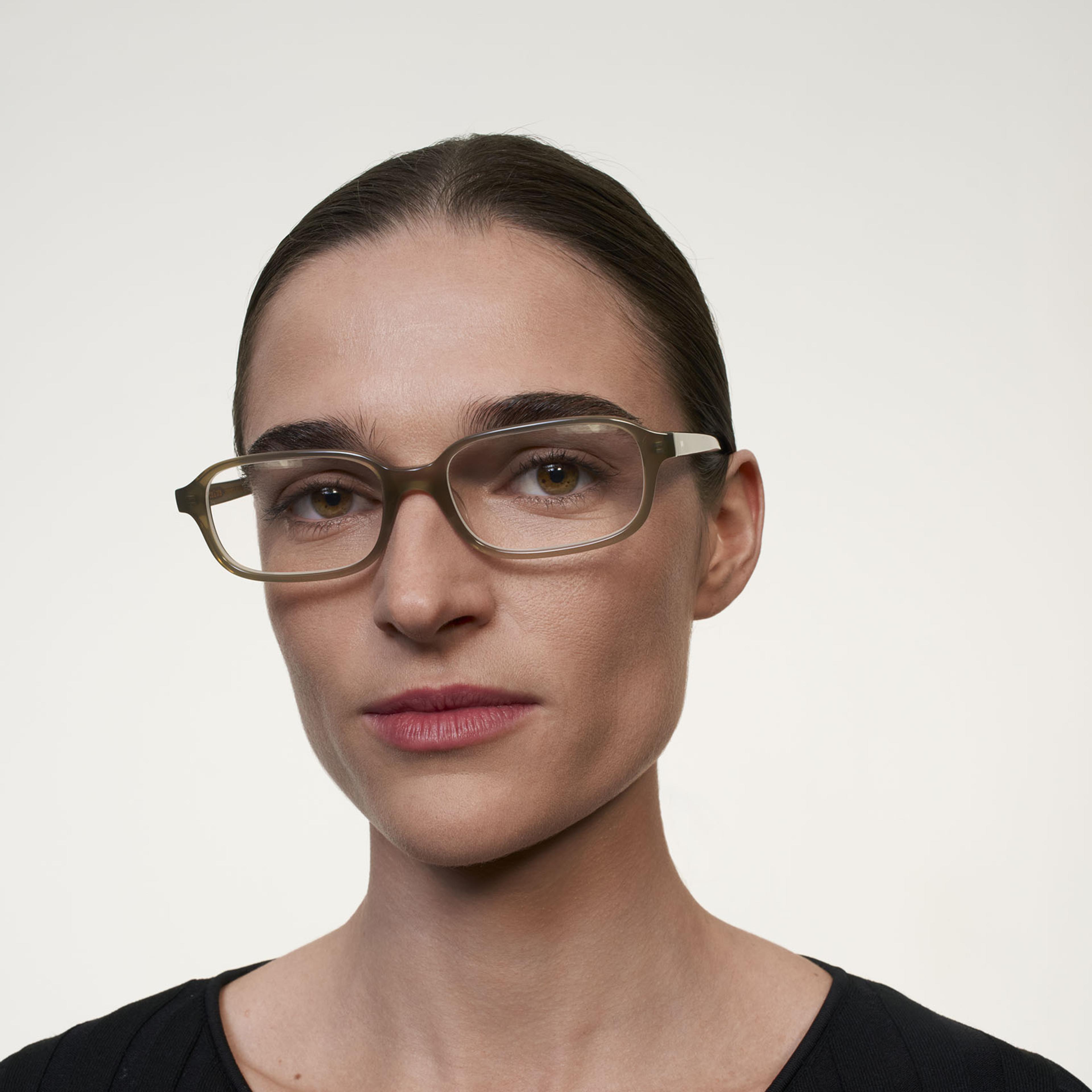 Ace & Tate Glasses | Rectangle Acetate in Green