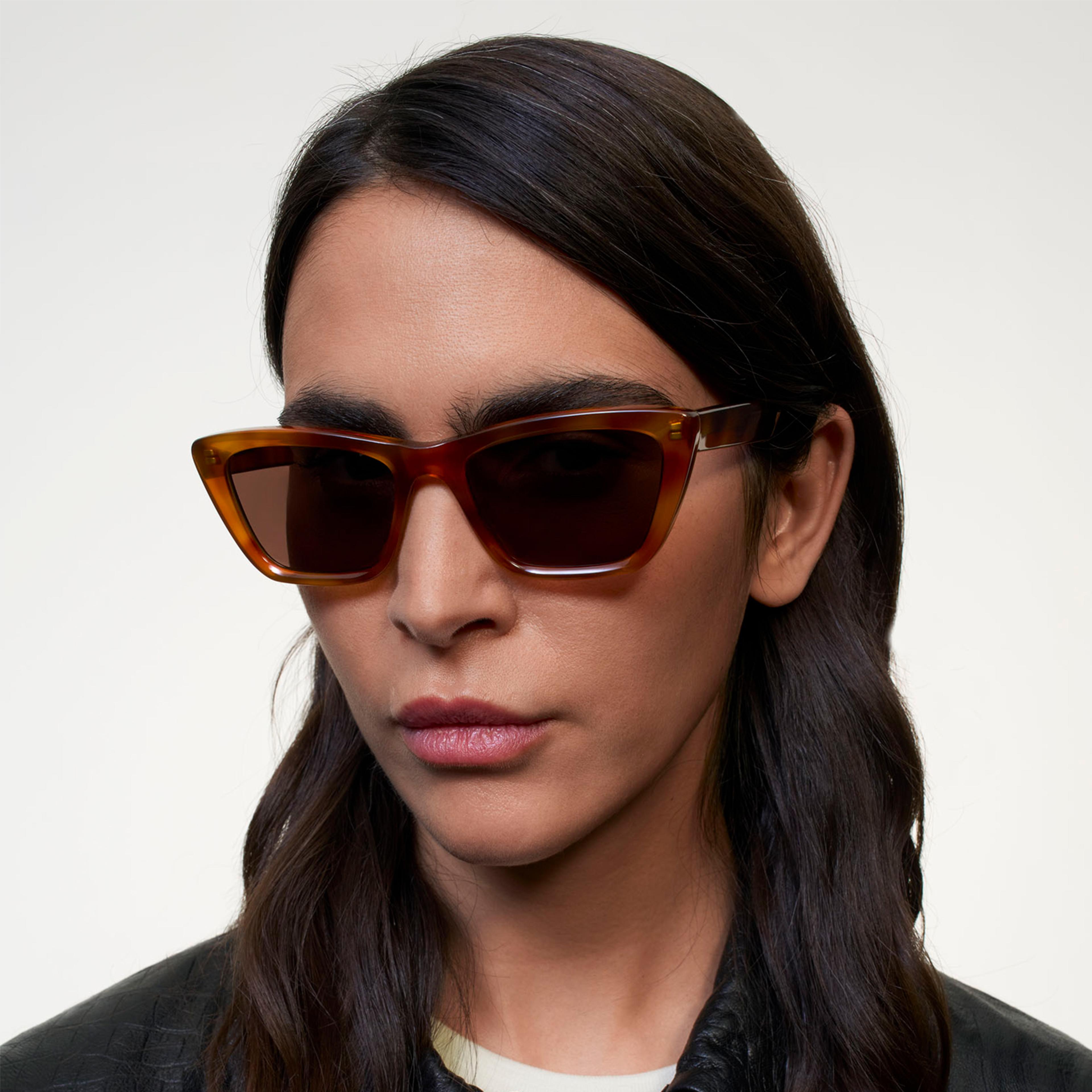 Ace & Tate Sunglasses |  Acetate in Yellow, Orange