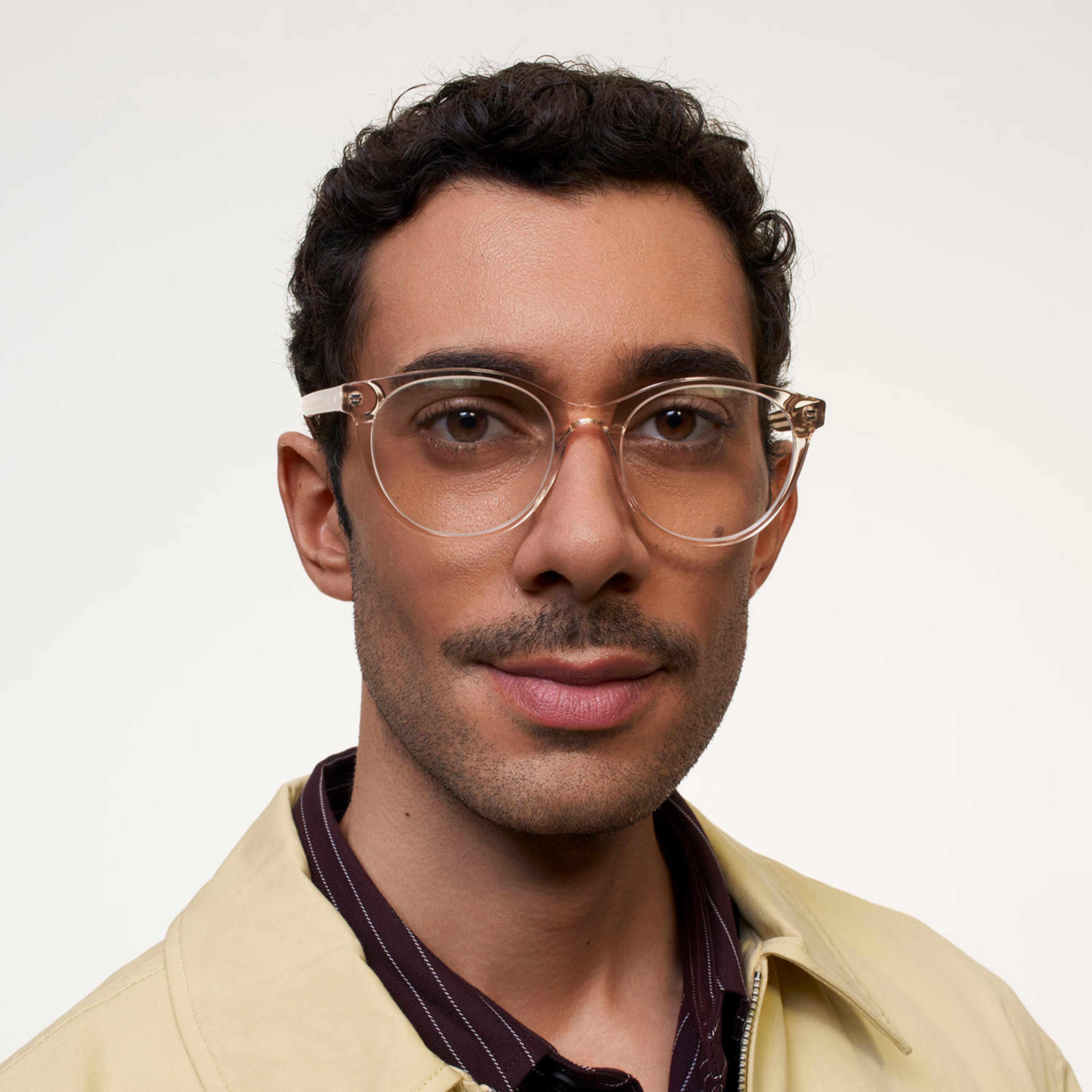 Ace & Tate Brillen | Rund Acetat in Transparent