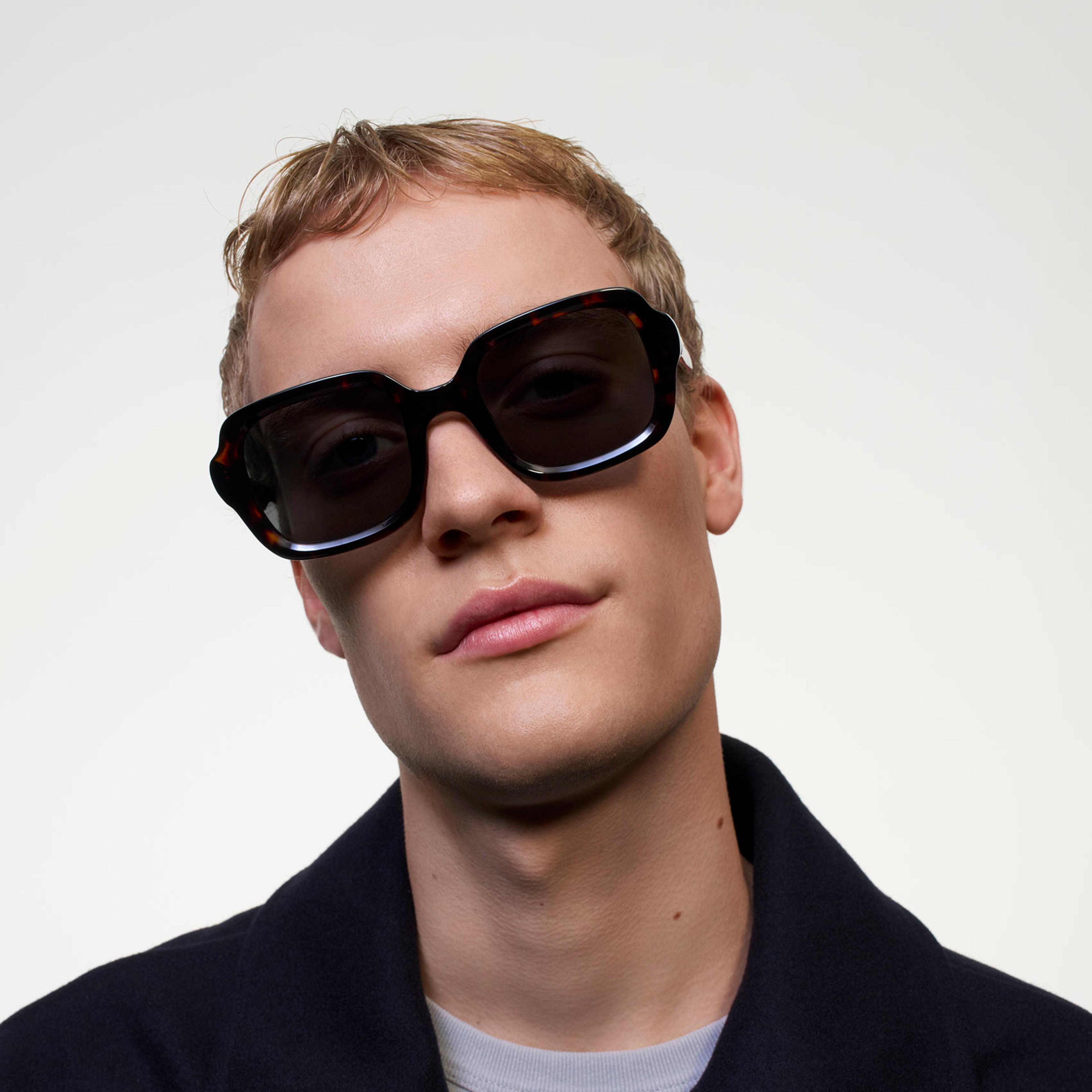 Ace & Tate Gafas de sol | Cuadrada Acetato in tortoise