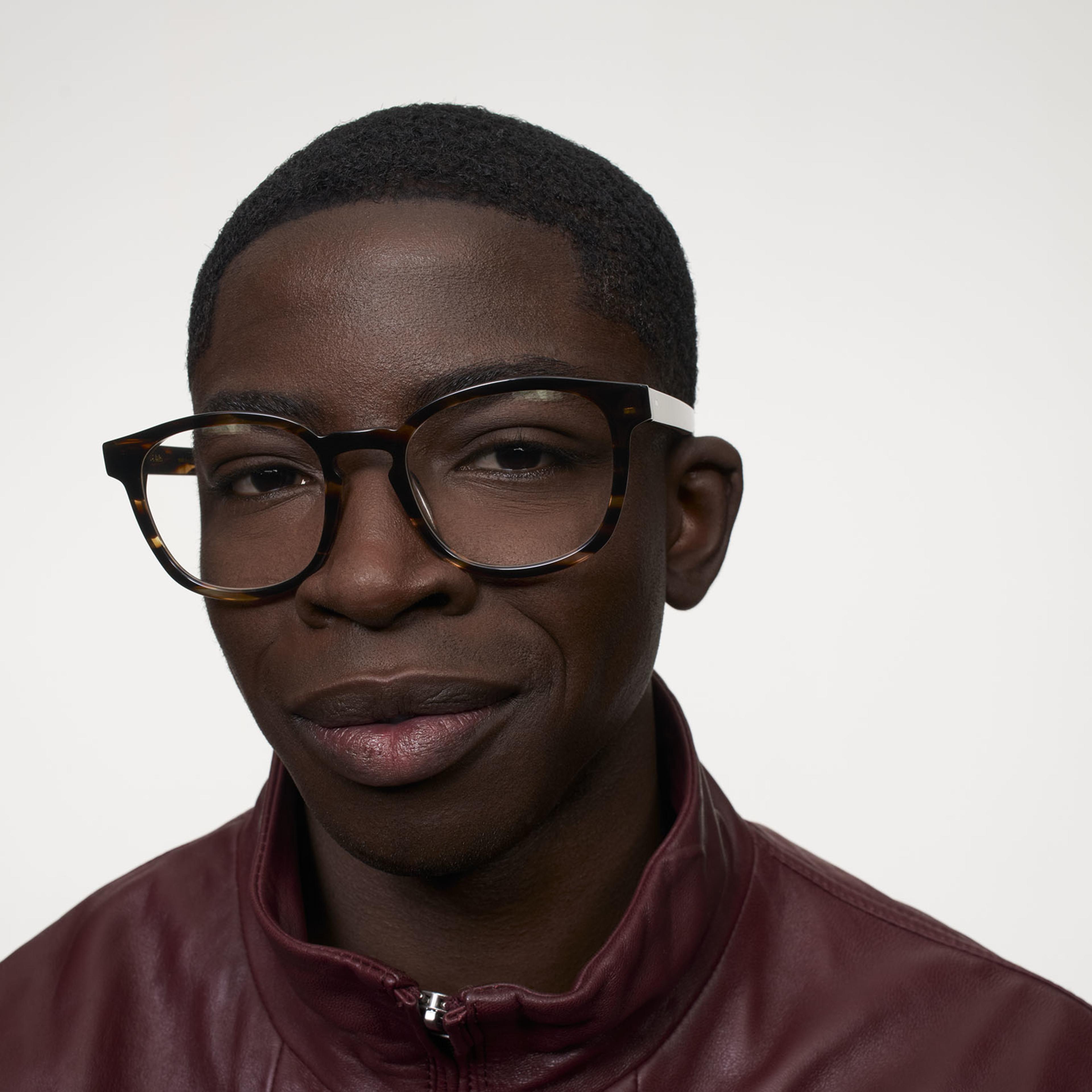 Ace & Tate Glasses | Square Acetate in Black, Brown, multicolor, Orange, Yellow