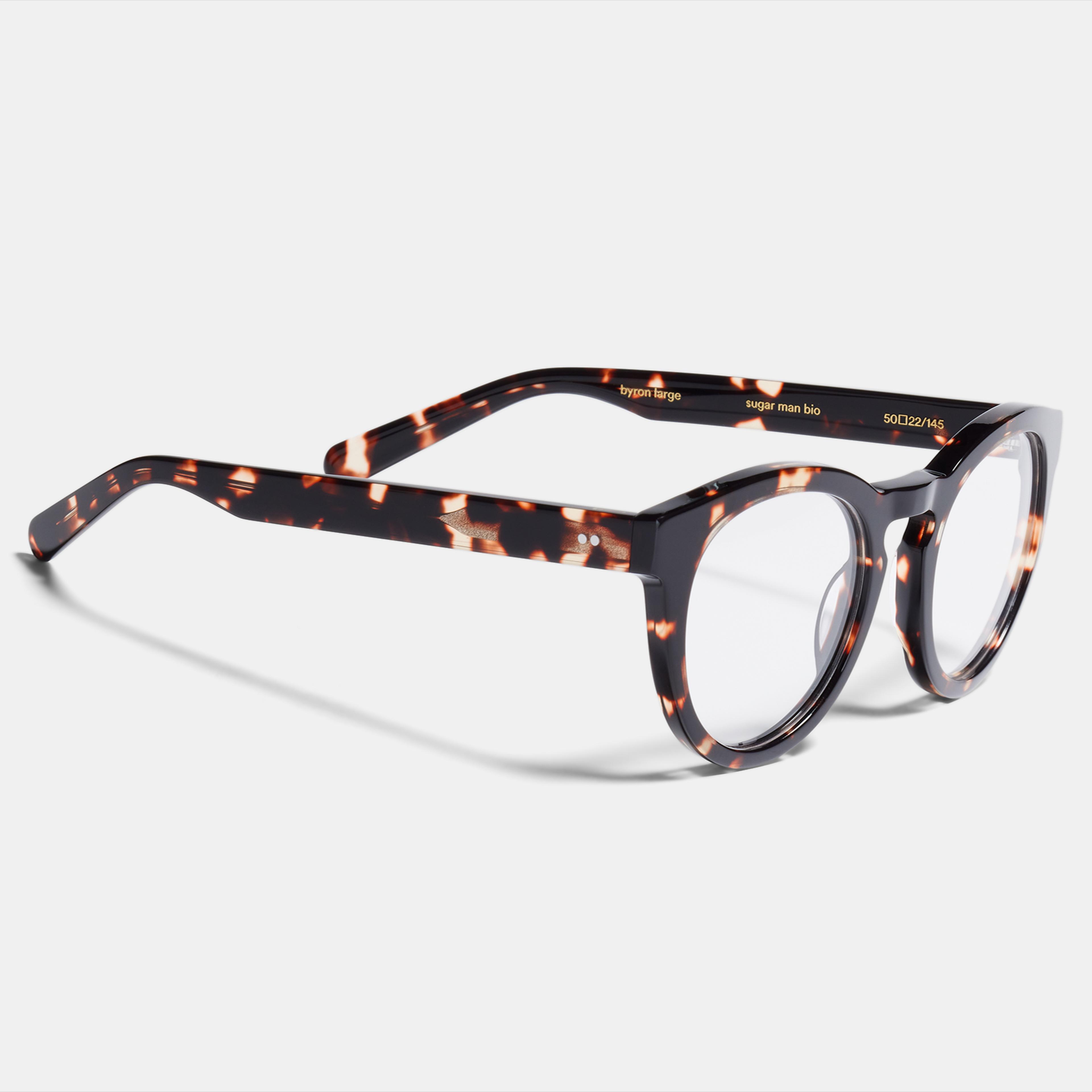 Ace & Tate Glasses | Round Acetate in Brown