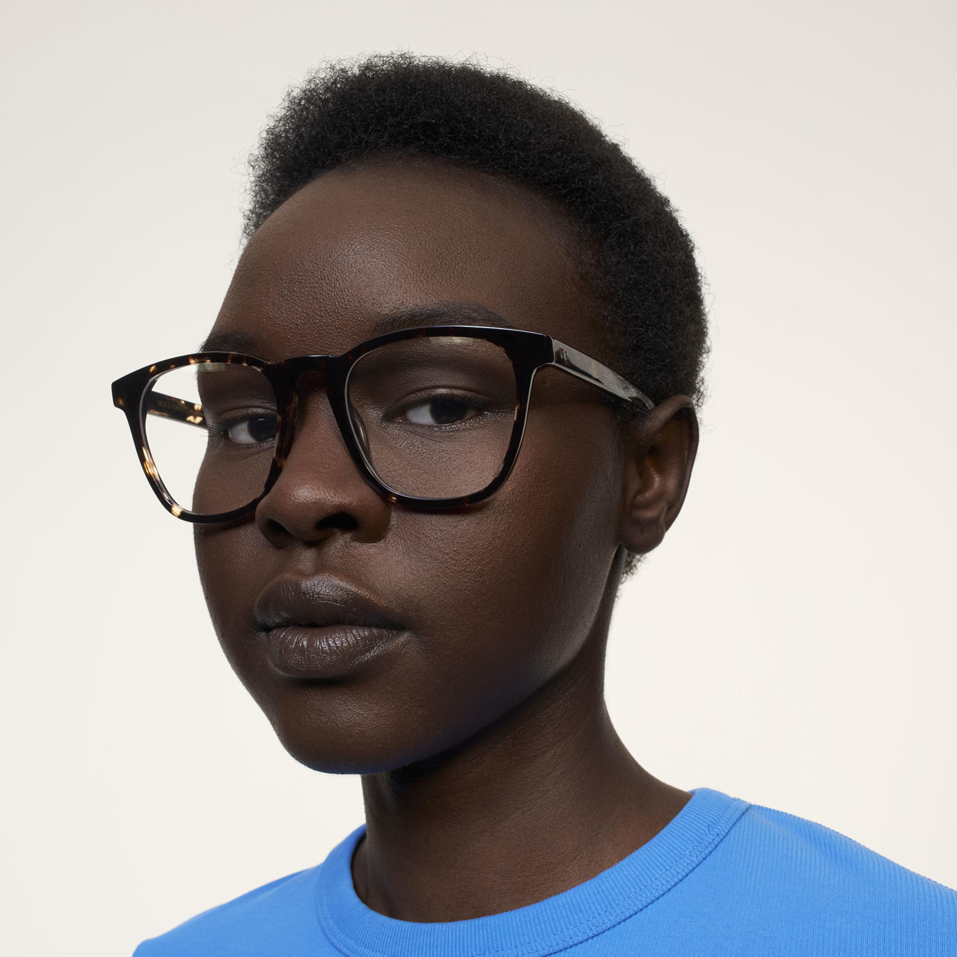 Ace & Tate Brillen | Vierkant Acetaat in 