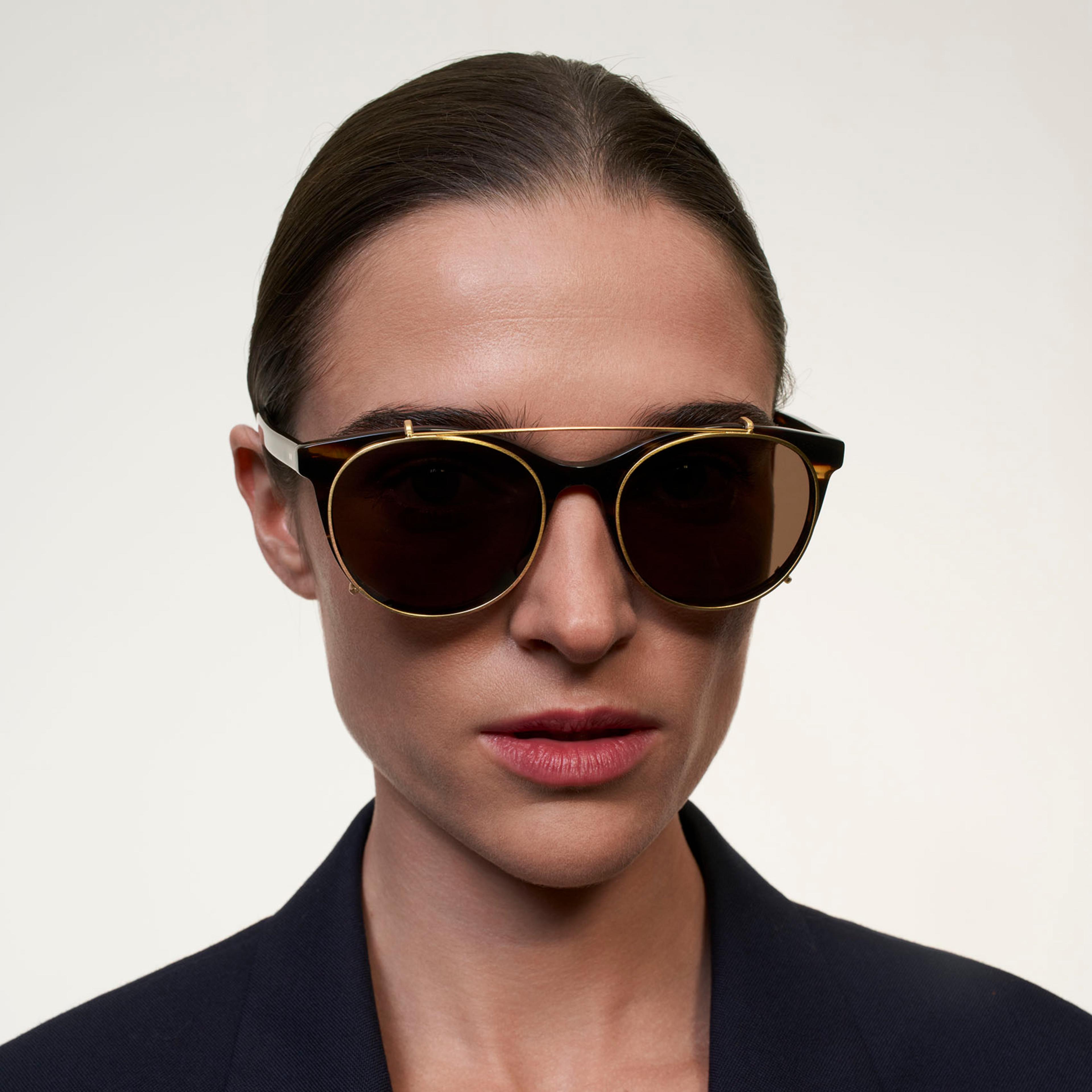 Ace & Tate Clip-on sunglasses