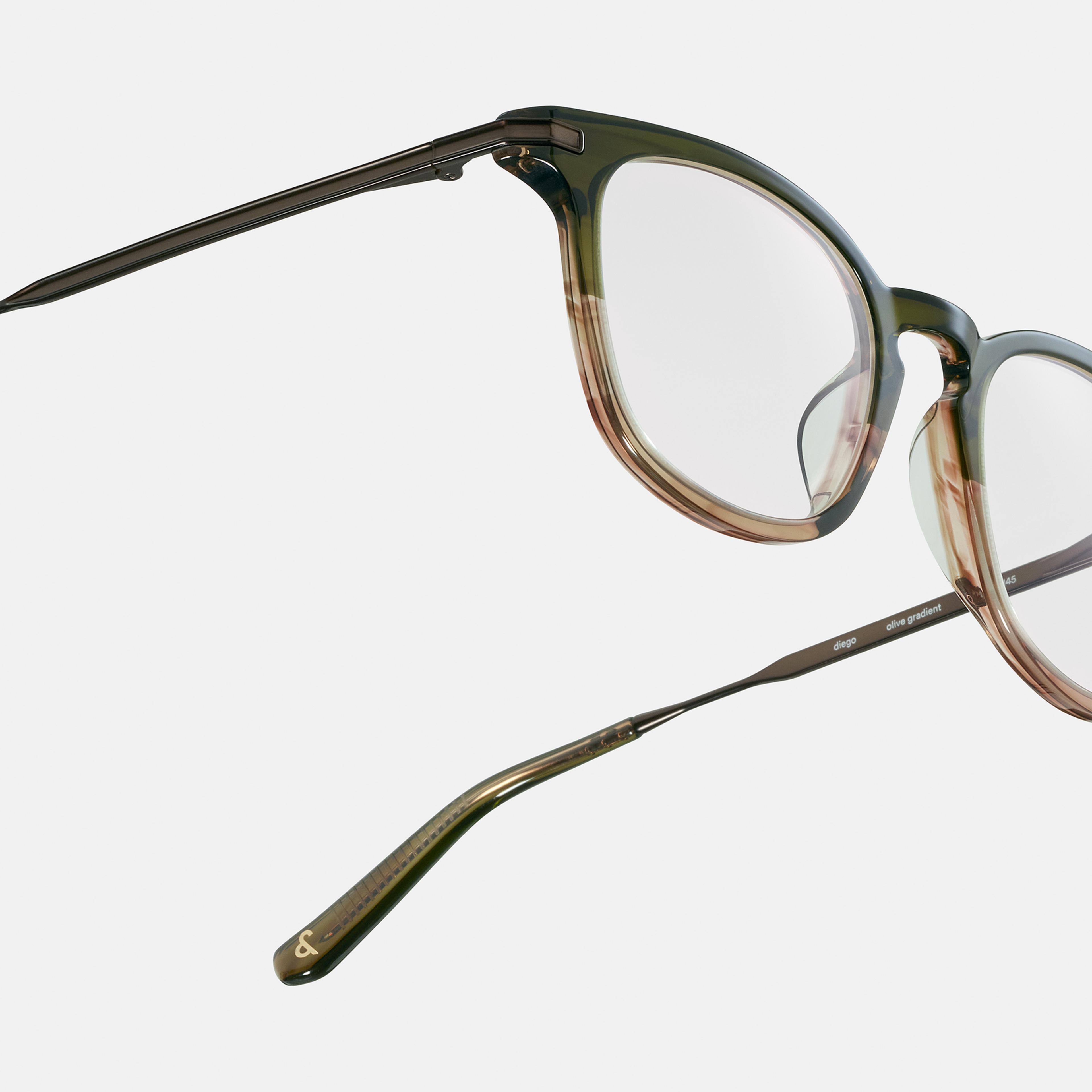 Ace & Tate Glasses | Hexagonal Acetate in Brown, Green