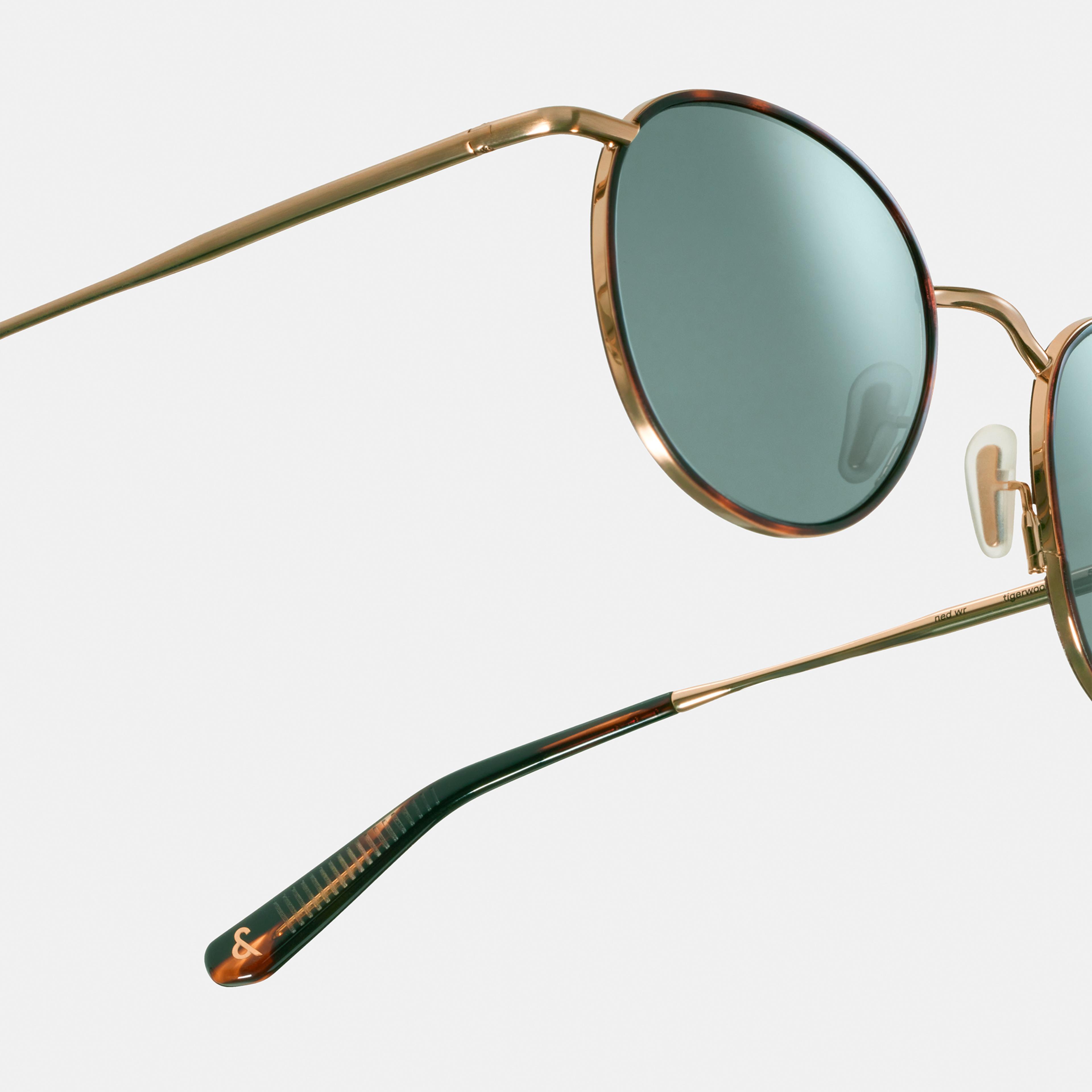 Ace & Tate Sunglasses |  Metal in Brown, Gold, Orange