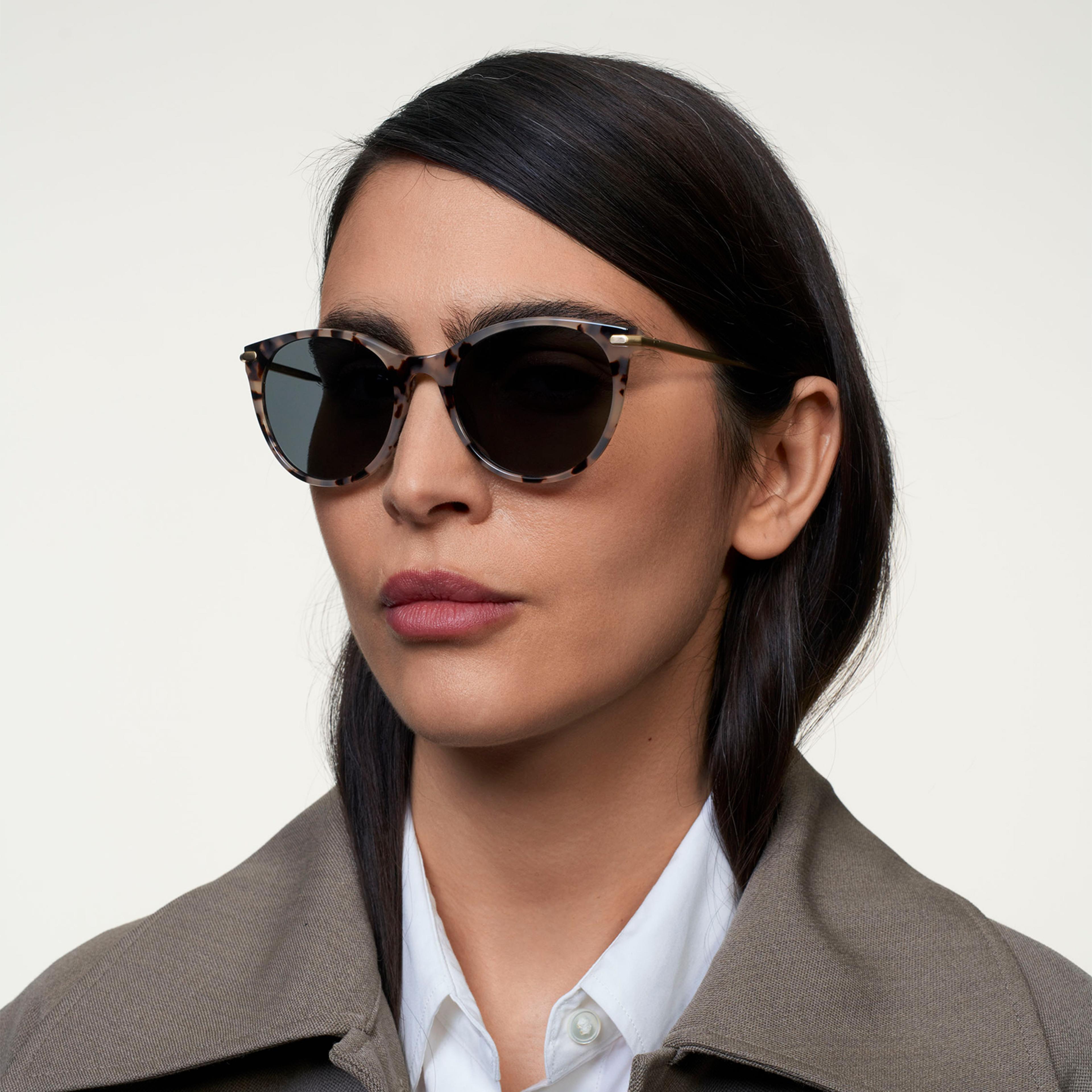 Ace & Tate Sunglasses |  Acetate in Beige, Brown
