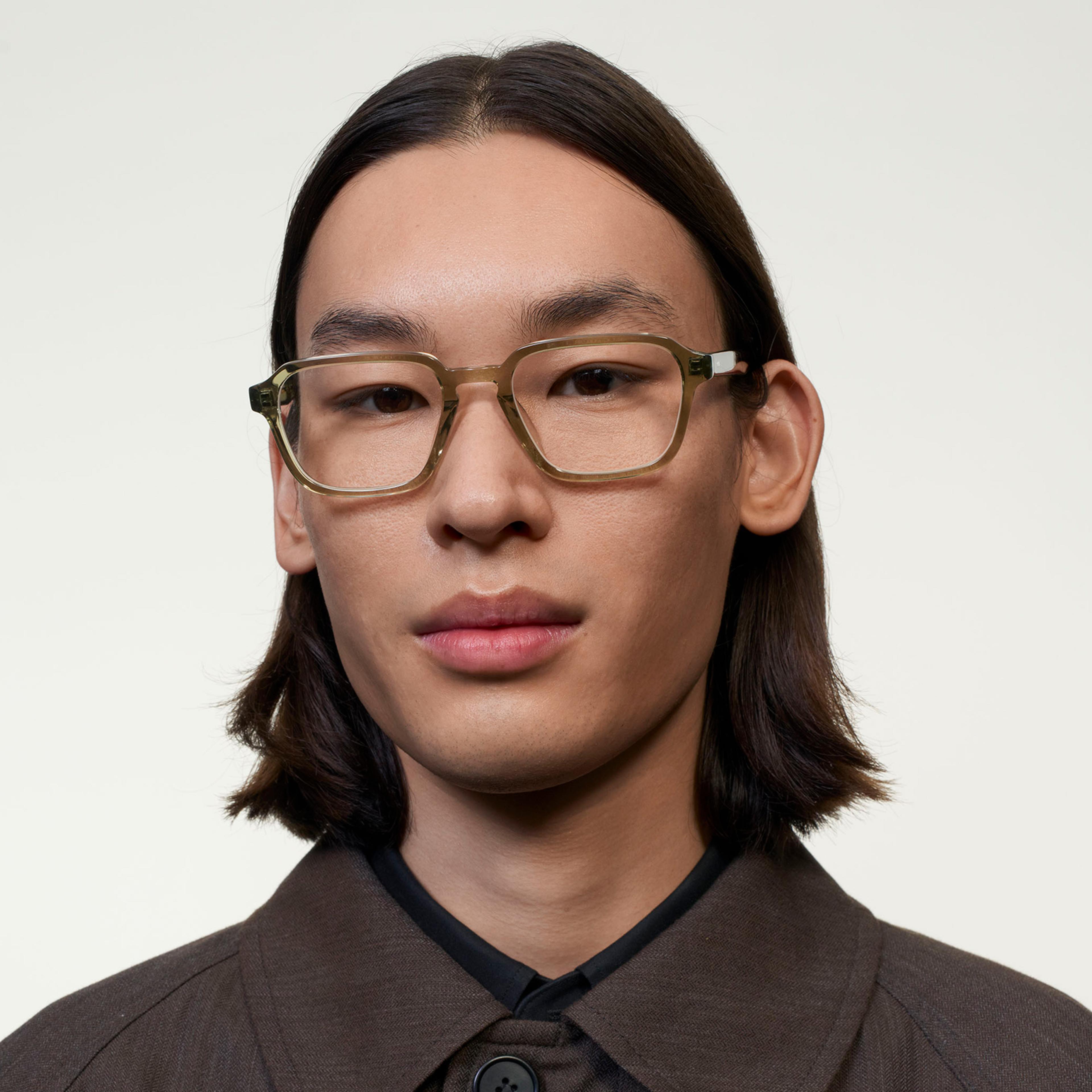 Ace & Tate Brillen | Hexagonal Acetat in Grün