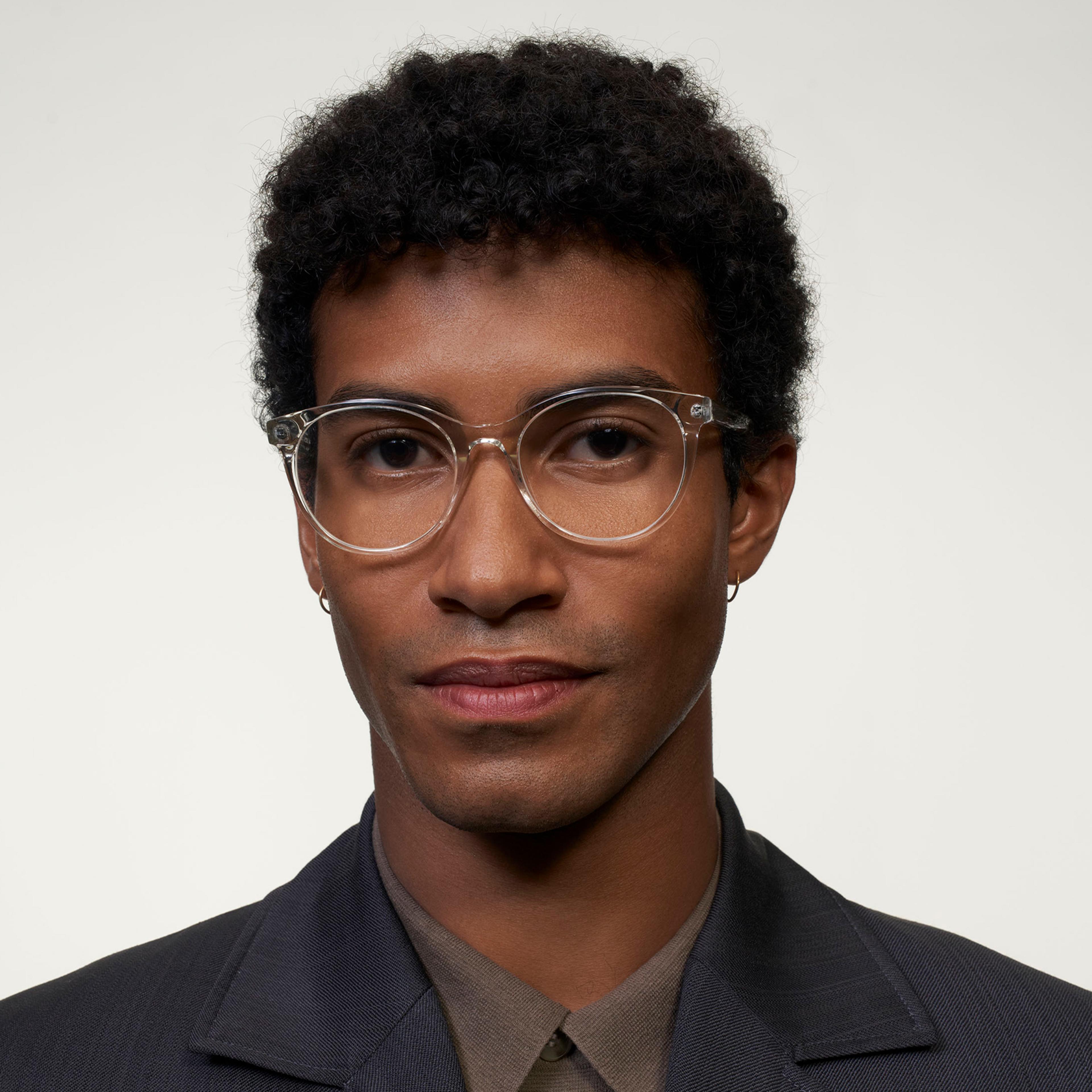 Ace & Tate Brillen | Rund Acetat in Transparent