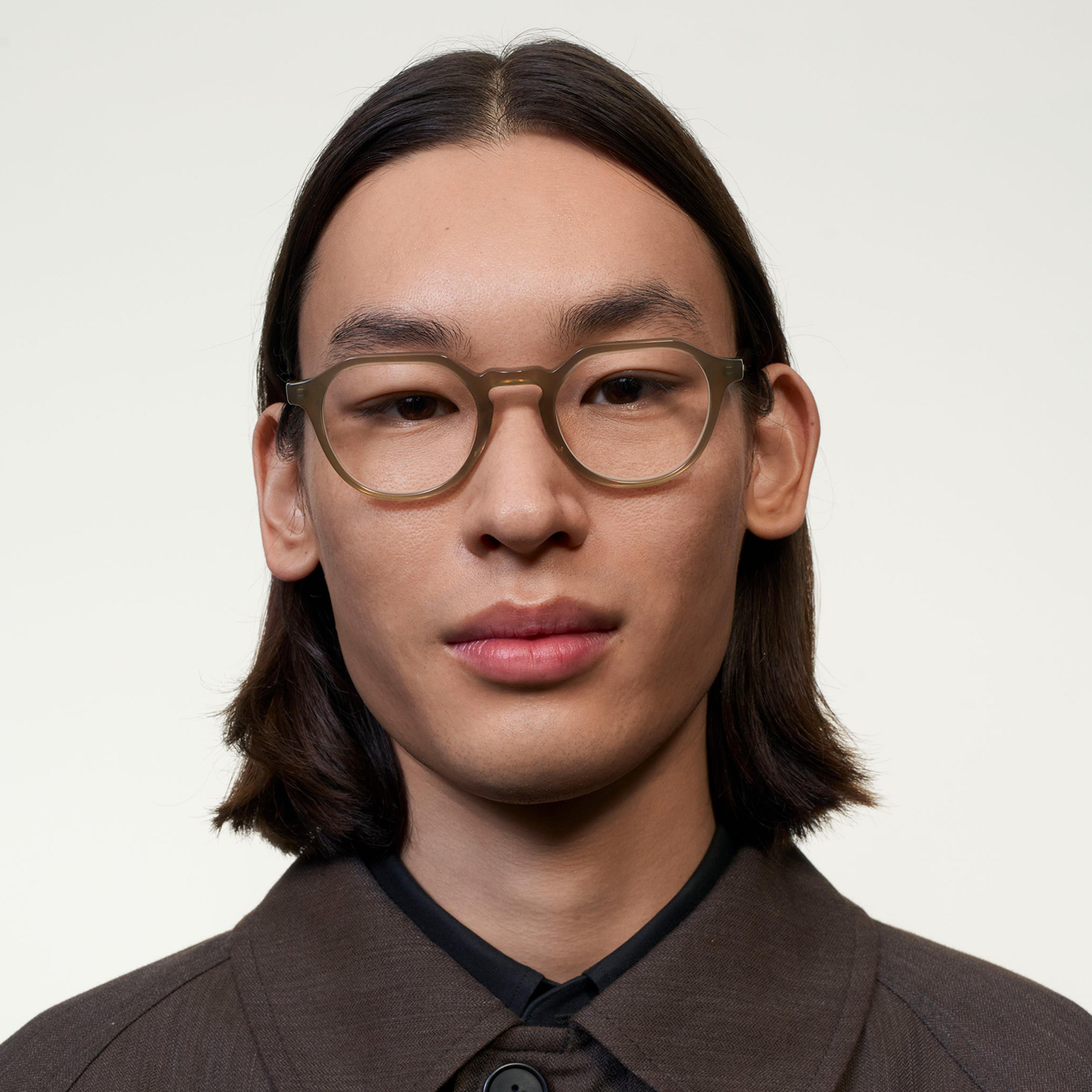 Ace & Tate Brillen | Hexagonal Acetat in Grün