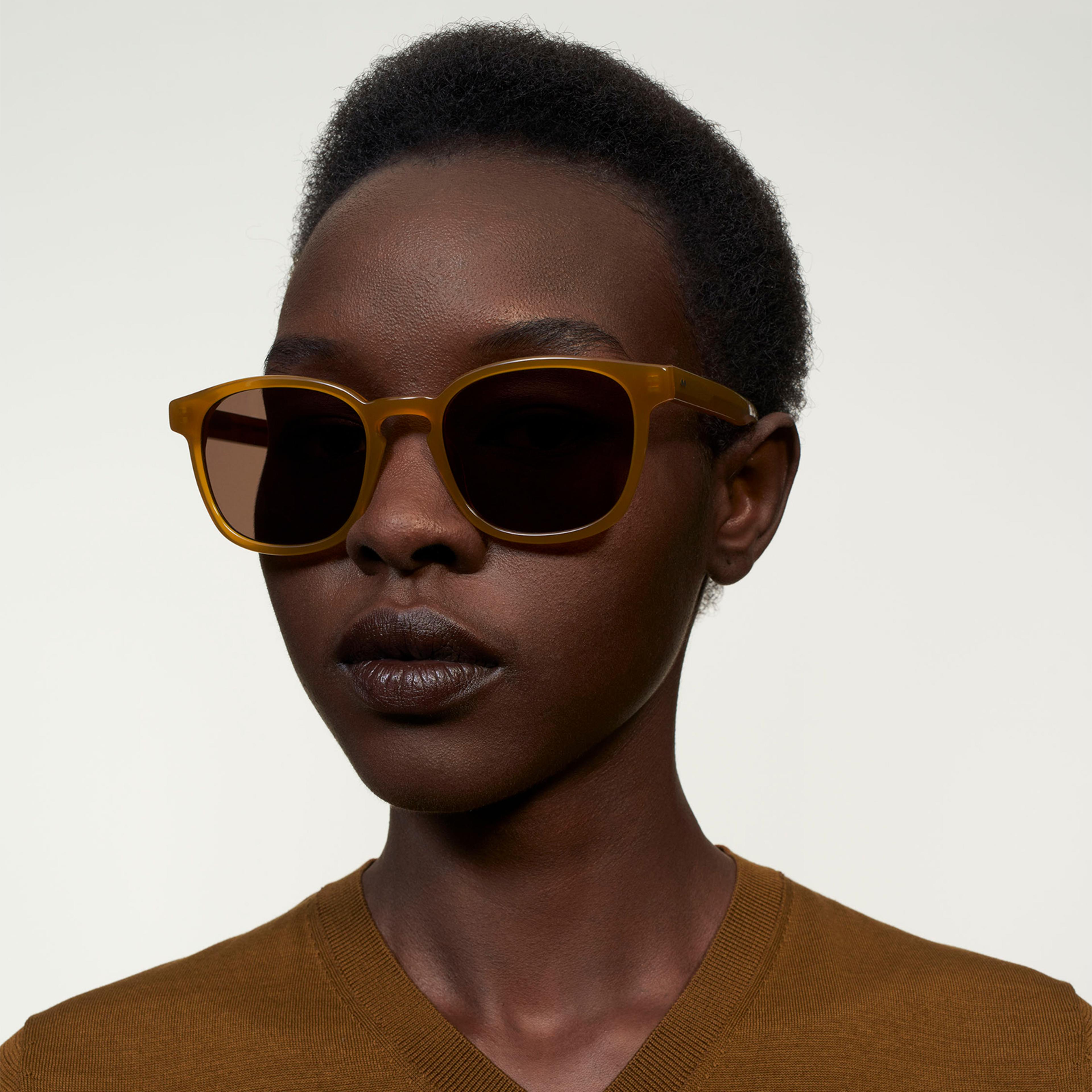 Ace & Tate Sonnenbrillen | Quadratisch Renew bio acetate in Braun
