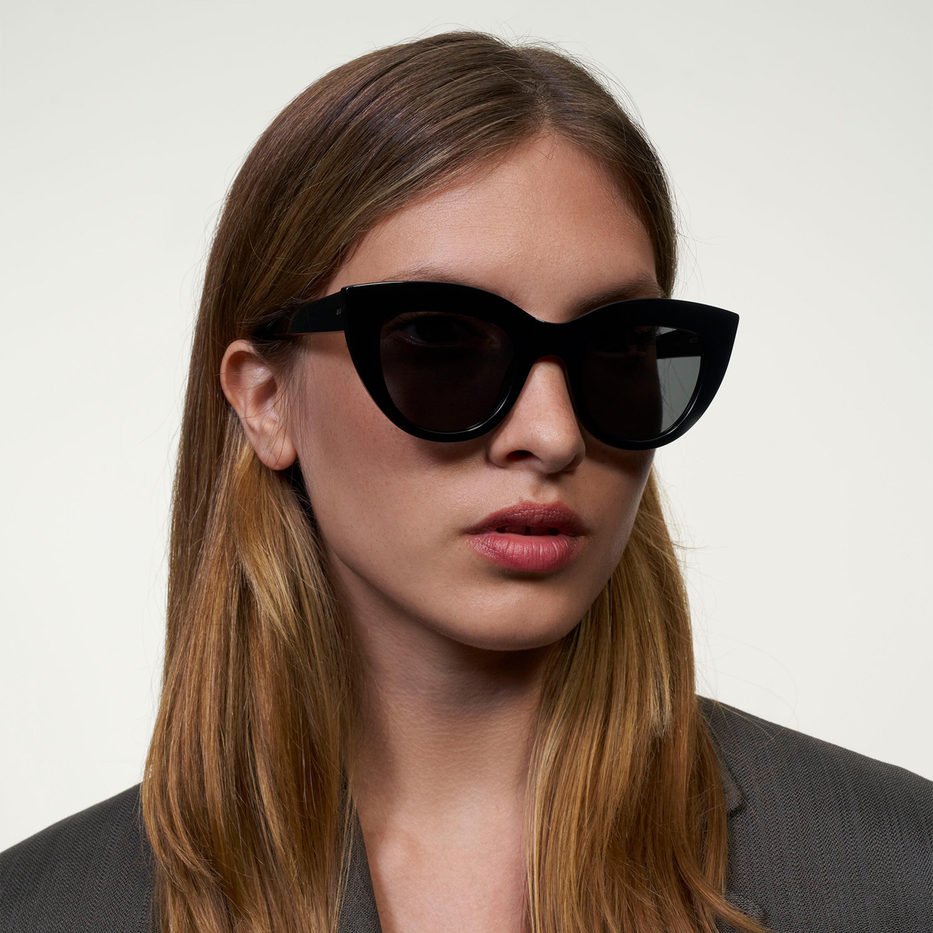 Ace & Tate Sunglasses |  Acetate in Black