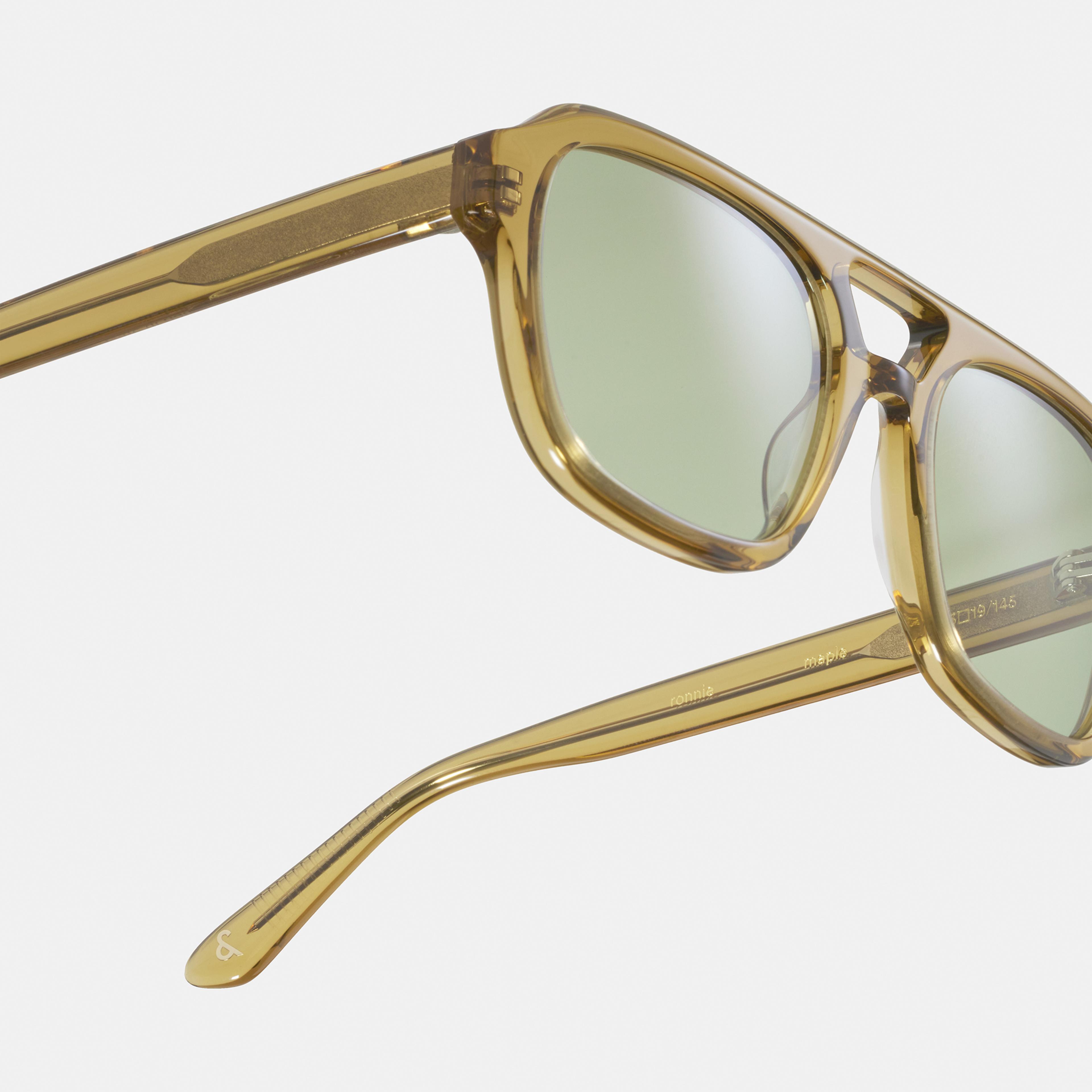 Ace & Tate Sunglasses | Square Acetate in Brown