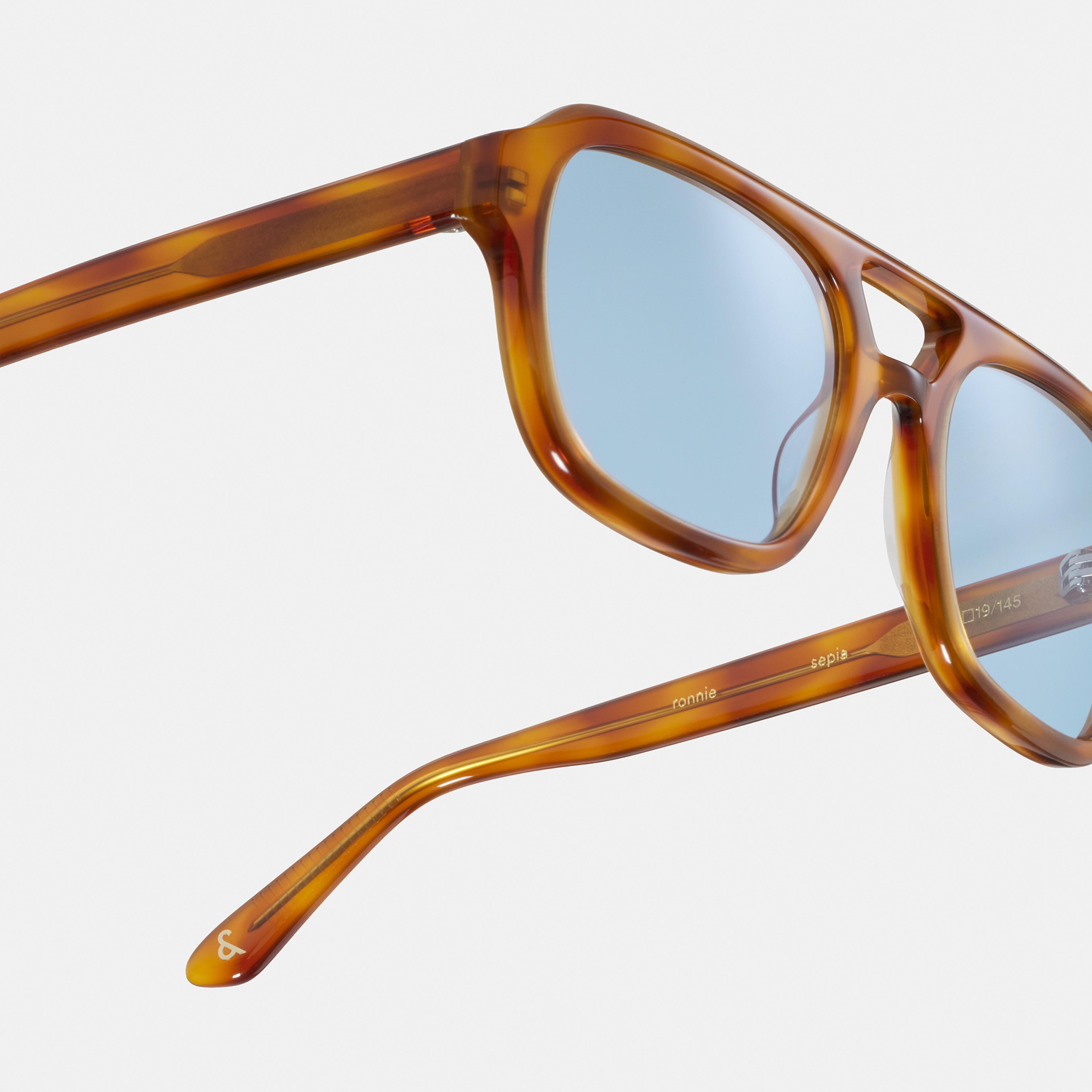 Ace & Tate Sunglasses | Square Acetate in Brown