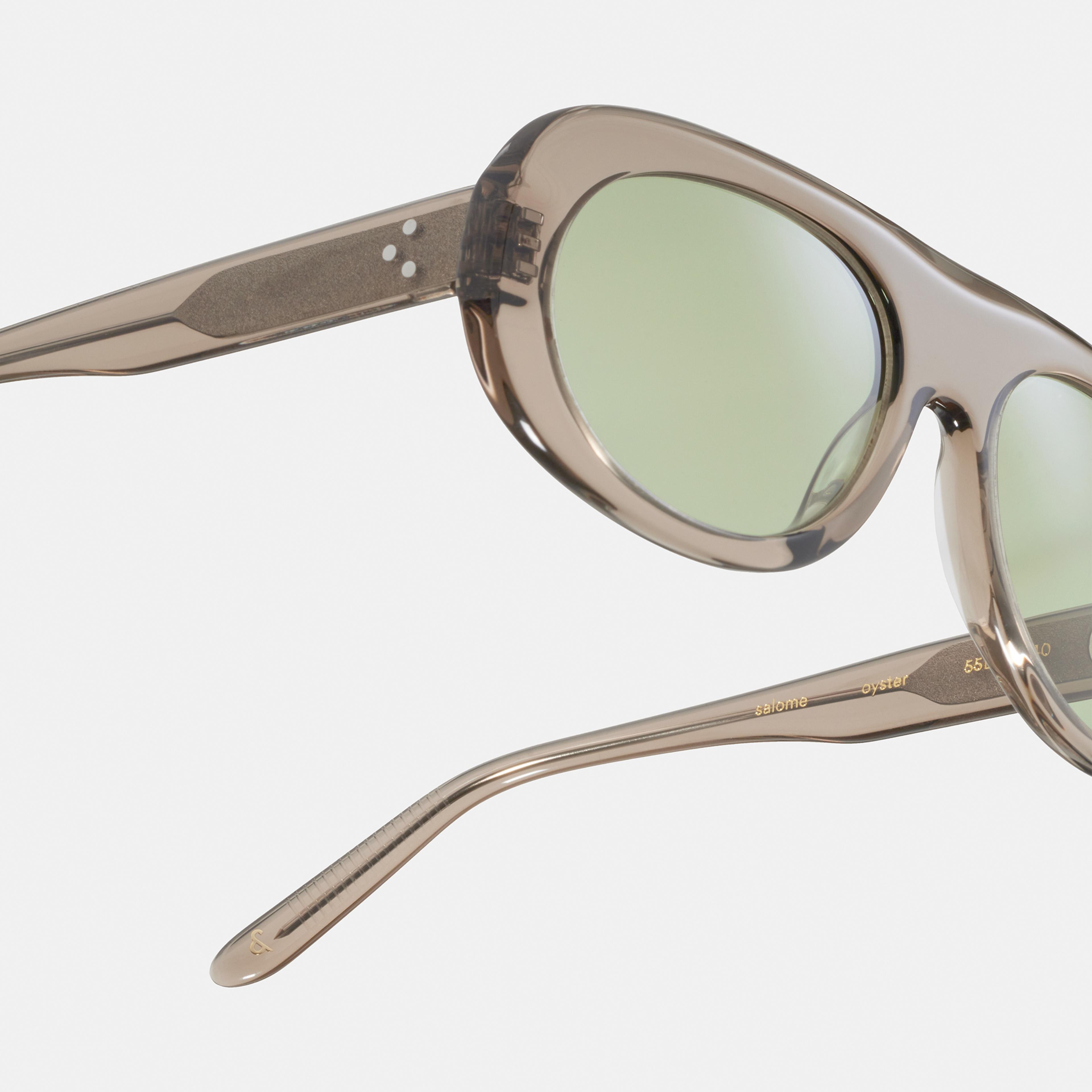 Ace & Tate Sunglasses | Round Acetate in Grey
