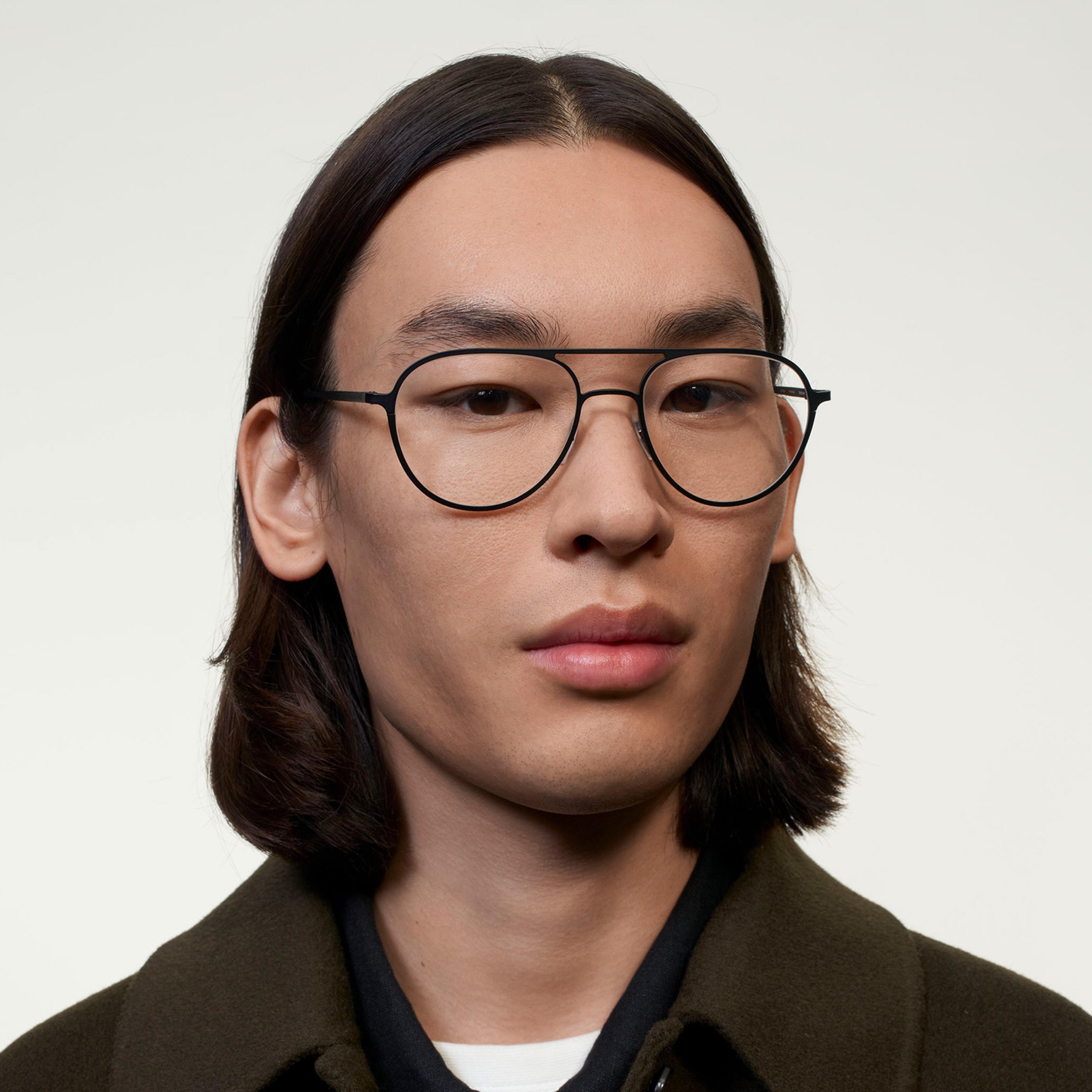 Ace & Tate Glasses |  Metal in Black