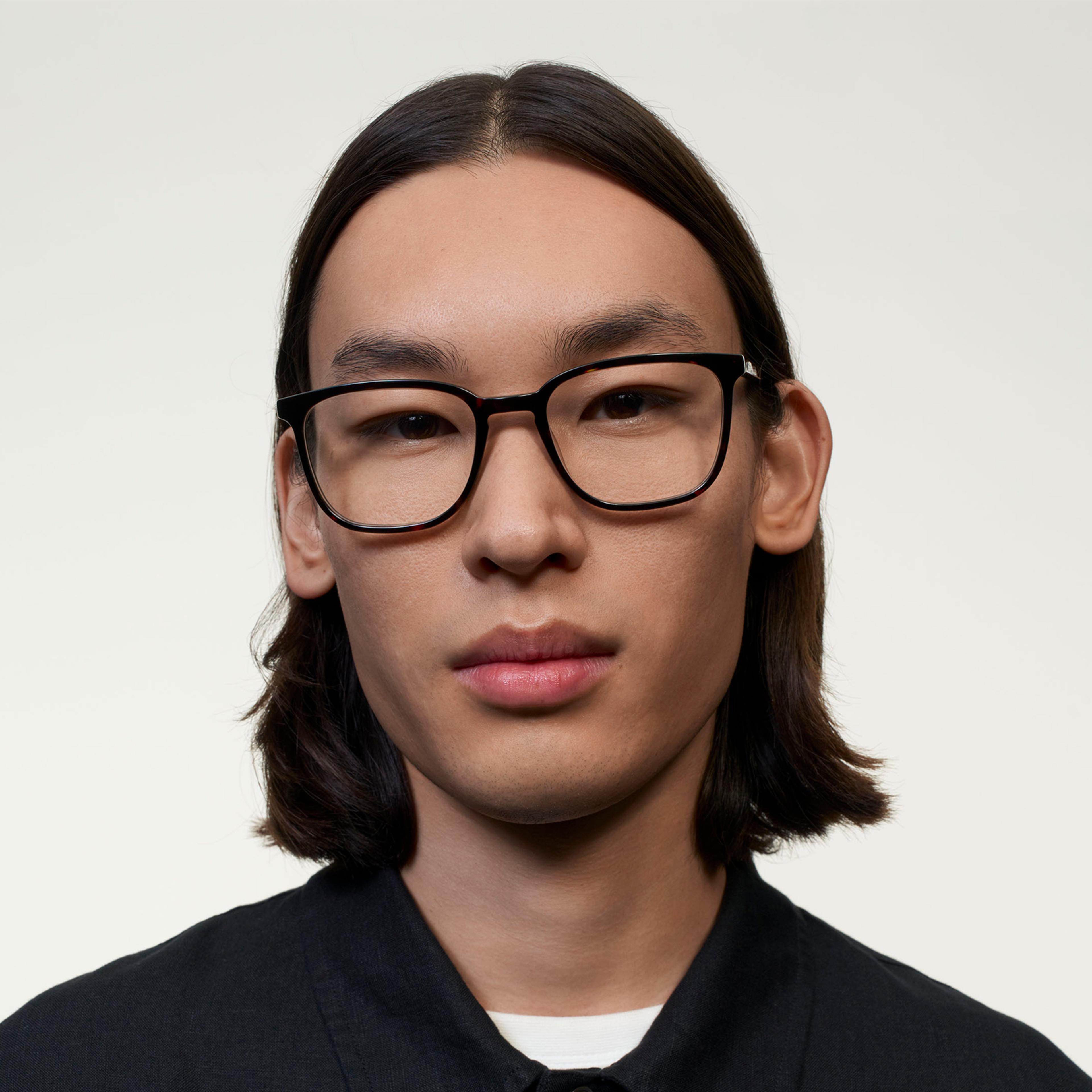 Ace & Tate Glasses | Rectangle Acetate in tortoise