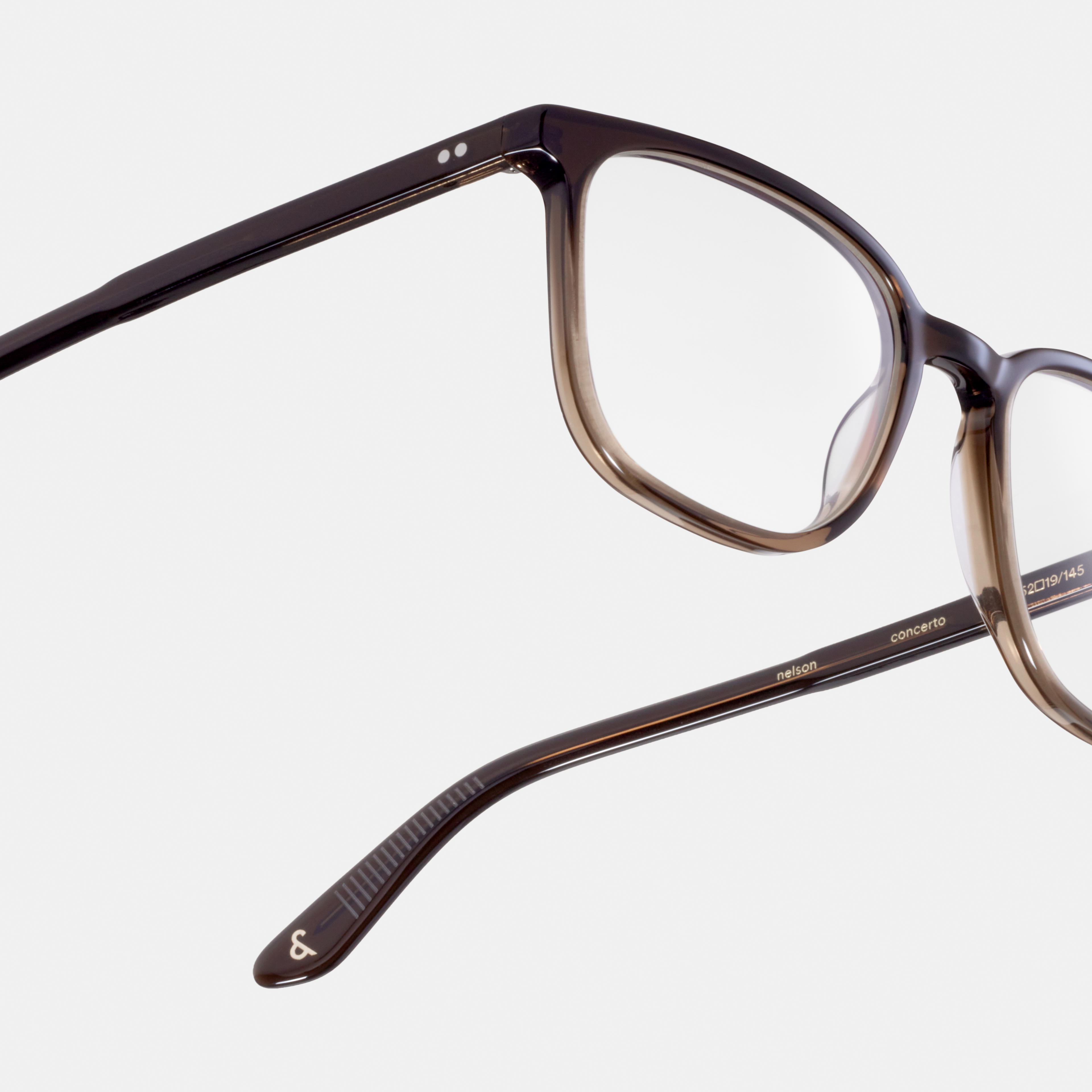 Ace & Tate Glasses | Rectangle Acetate in Brown